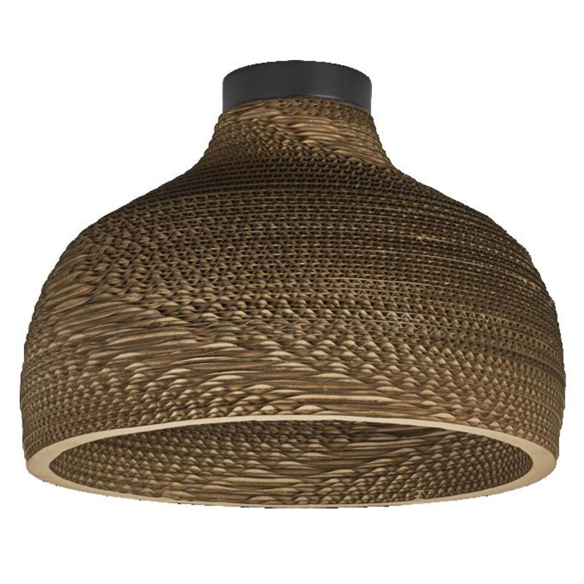 Levně LEDVANCE stropní svítidlo Cardboard Hat E27 hnědé 4058075837225