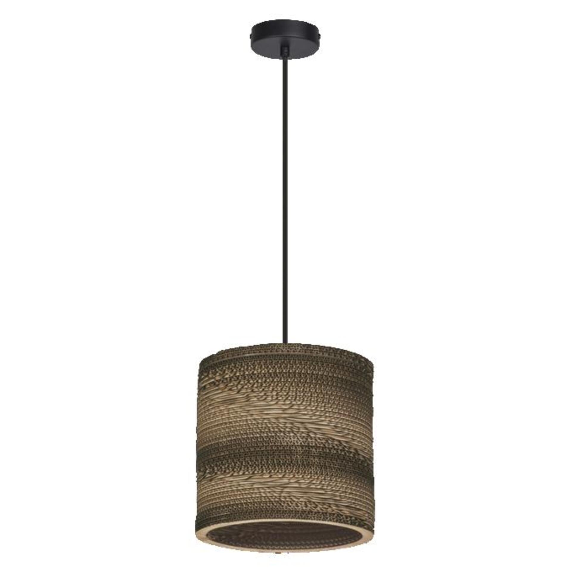 Levně LEDVANCE závěsné svítidlo Cardboard Cylinder E27 hnědé 4058075837249