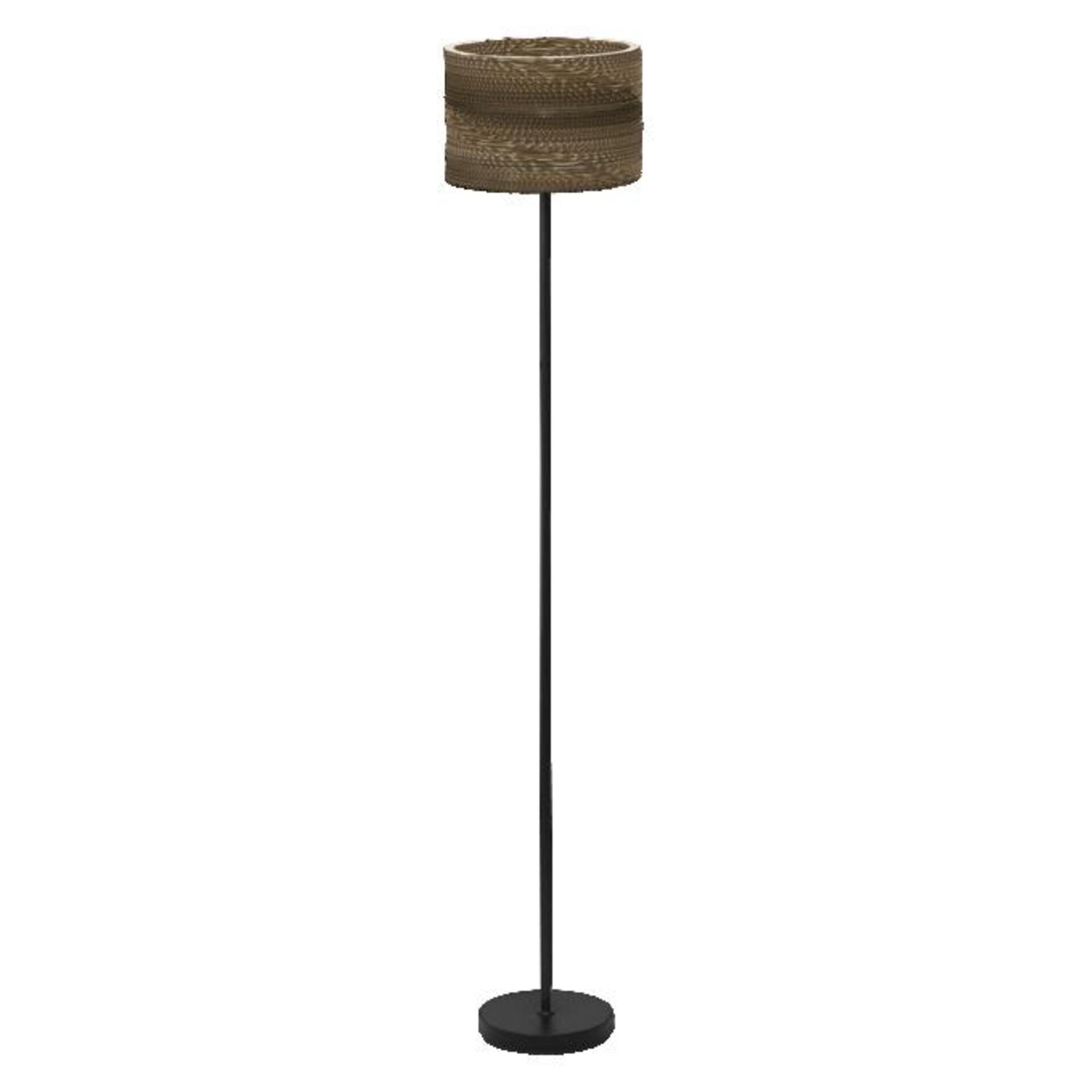 Levně LEDVANCE stojací lampa Cardboard Cylinder E27 hnědá 4058075837324