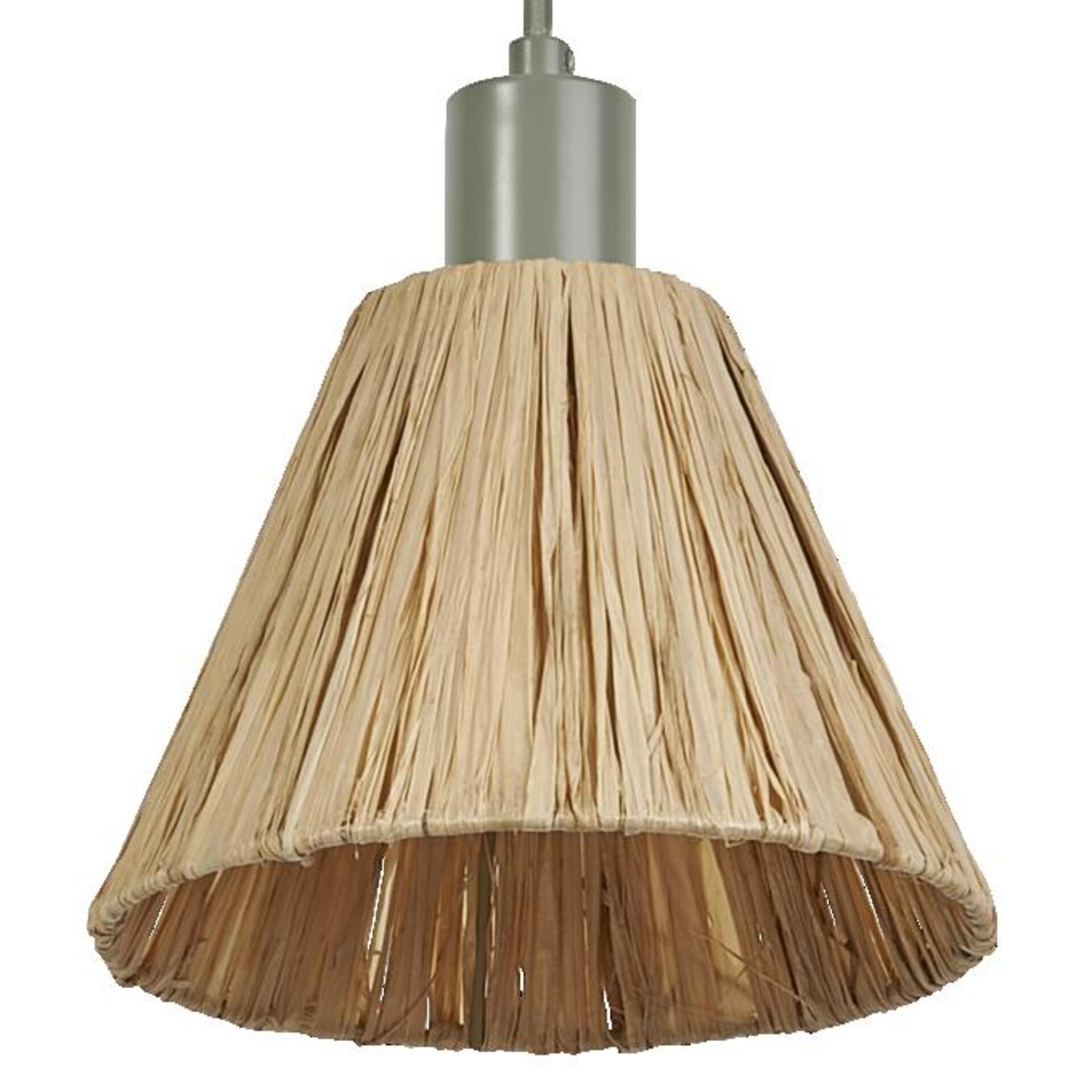 Levně LEDVANCE závěsné svítidlo Raffia 1xE27 zelené 4058075838154