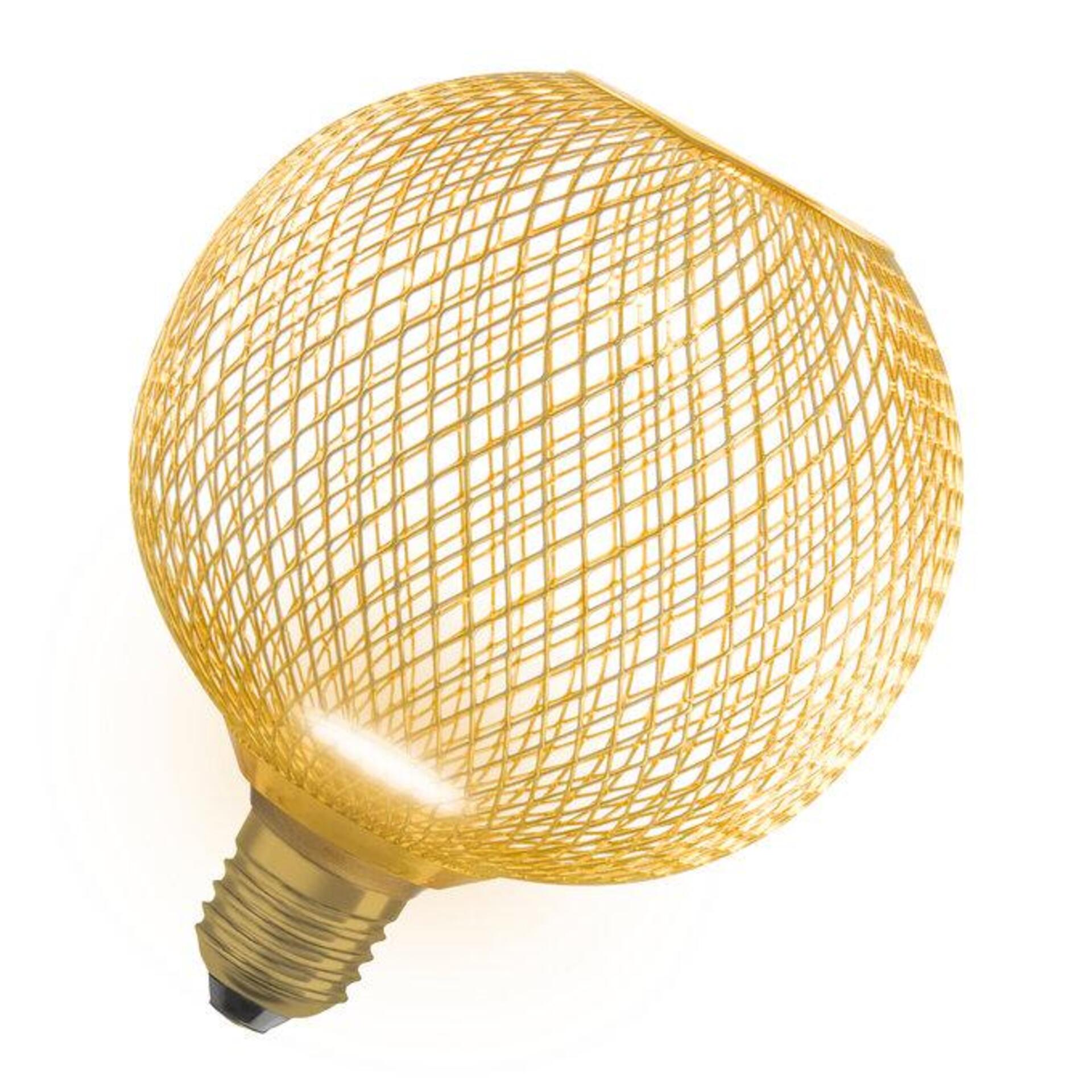 Levně LEDVANCE DECOR LED FLAT GLOBE 125 GOLD 3.5W 827 Frosted E27 Non-DIM 4058075840089