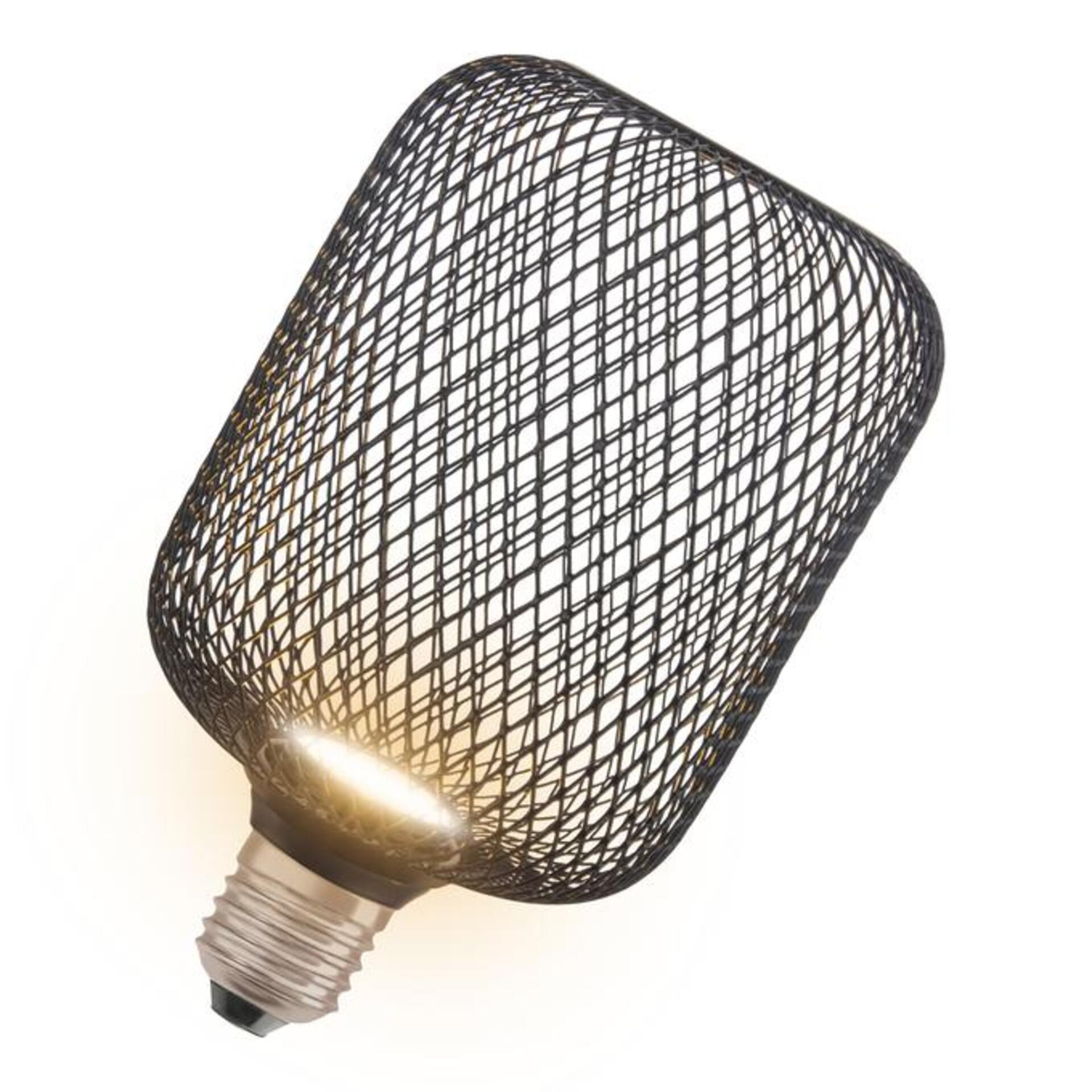 Levně LEDVANCE DECOR LED FLAT SQUARE 100 BLACK 3.5W 827 Frosted E27 Non-DIM 4058075840140