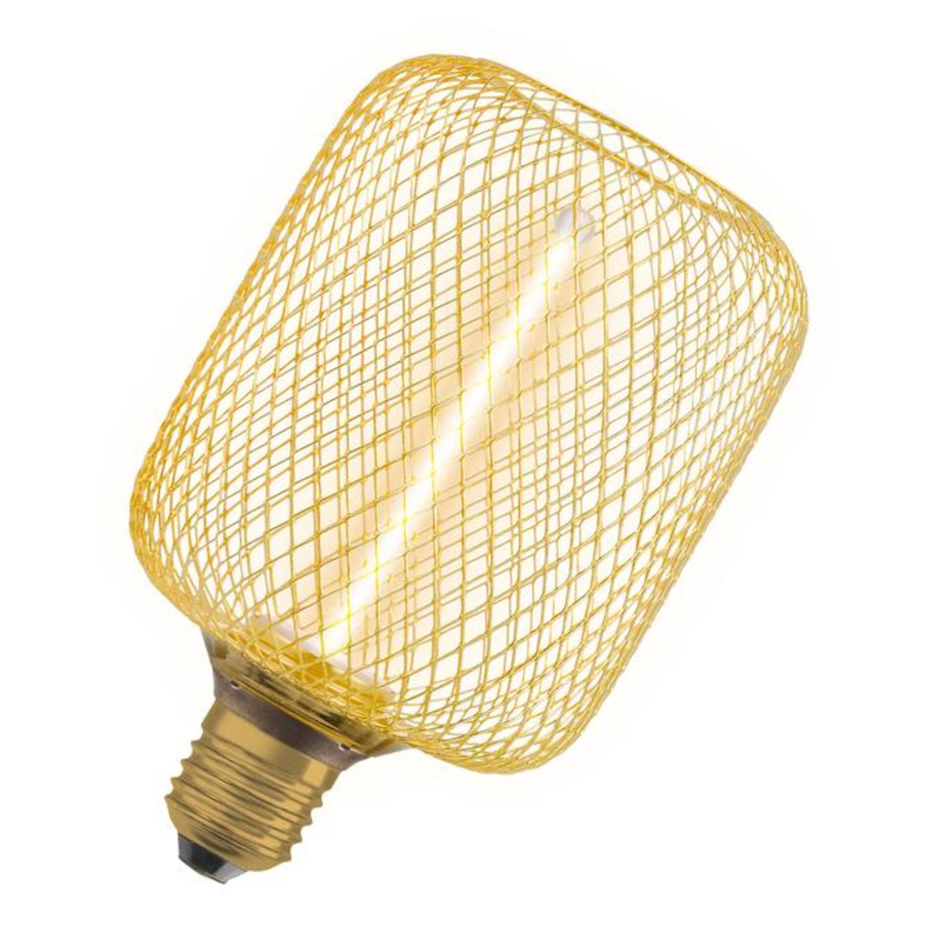 Levně LEDVANCE DECOR LED STRAW FILAMENT SQUARE 100 16 GOLD DIM 3.5W 818 E27 4058075840188