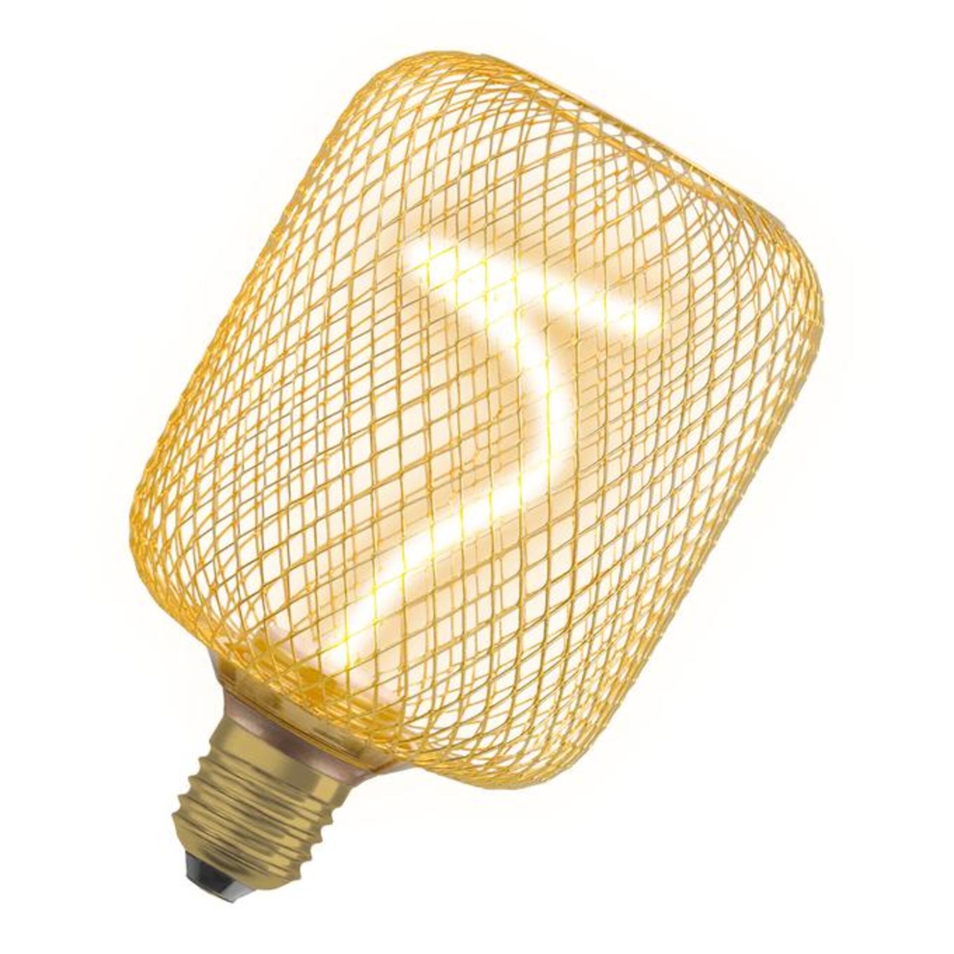 LEDVANCE DECOR LED SPIRAL FILAMENT SQUARE 100 18 GOLD DIM 3.5W 818 E27 4058075840225