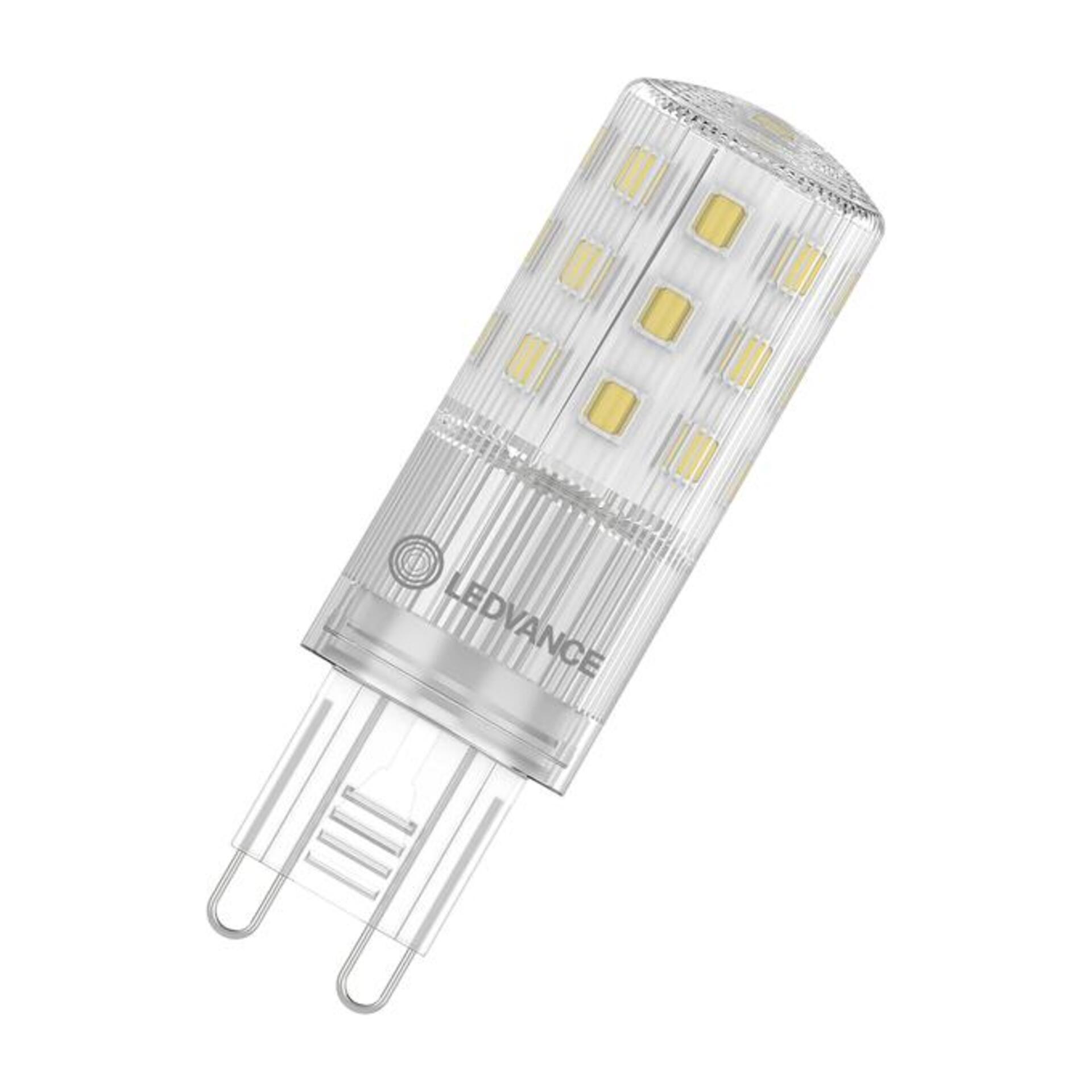 Levně LEDVANCE LED PIN 60 320° P 4.9W 827 čirá G9 4058075840560