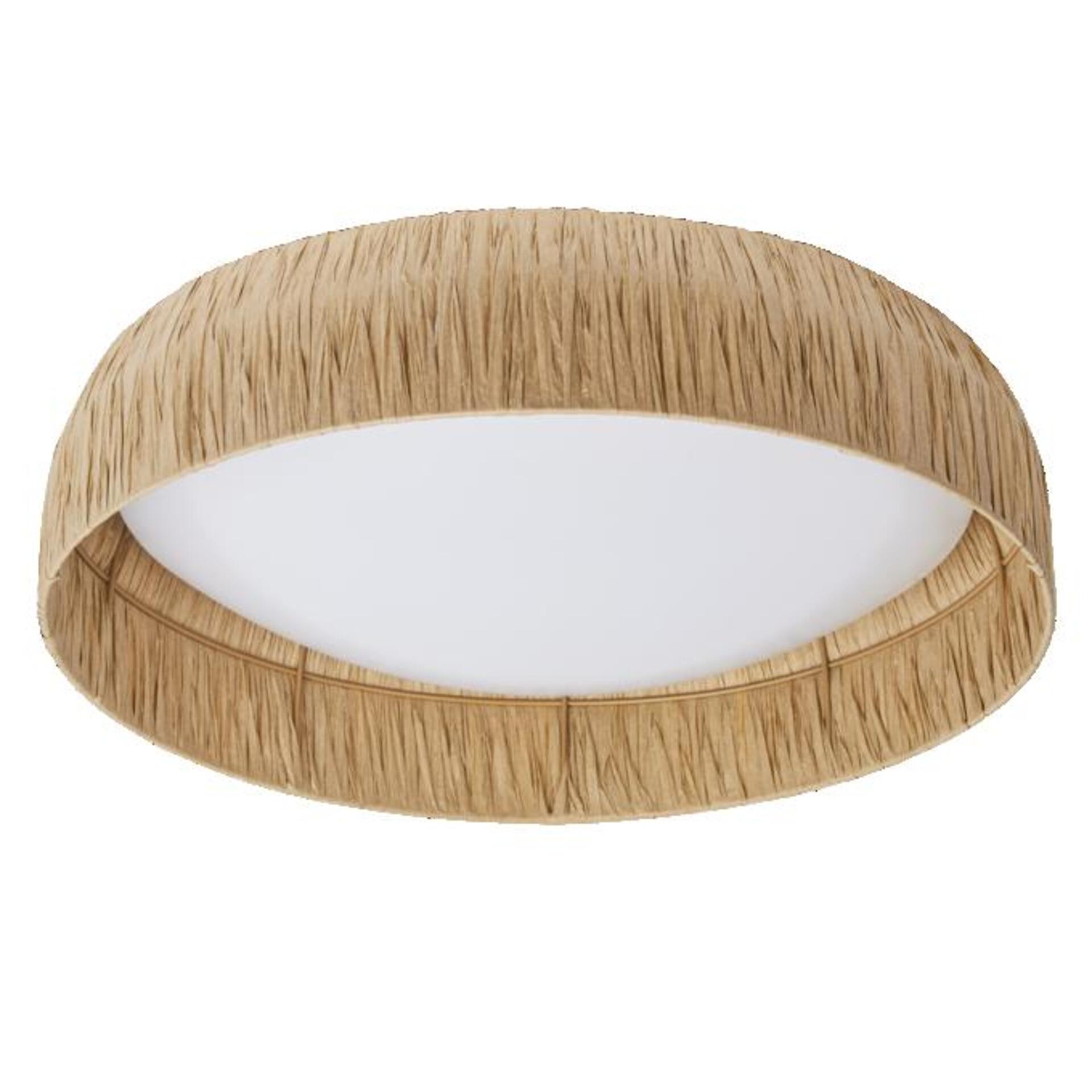 Levně LEDVANCE LED stropní svítidlo Bamboo Paper 500 28W 830 hnědé 4058075840744