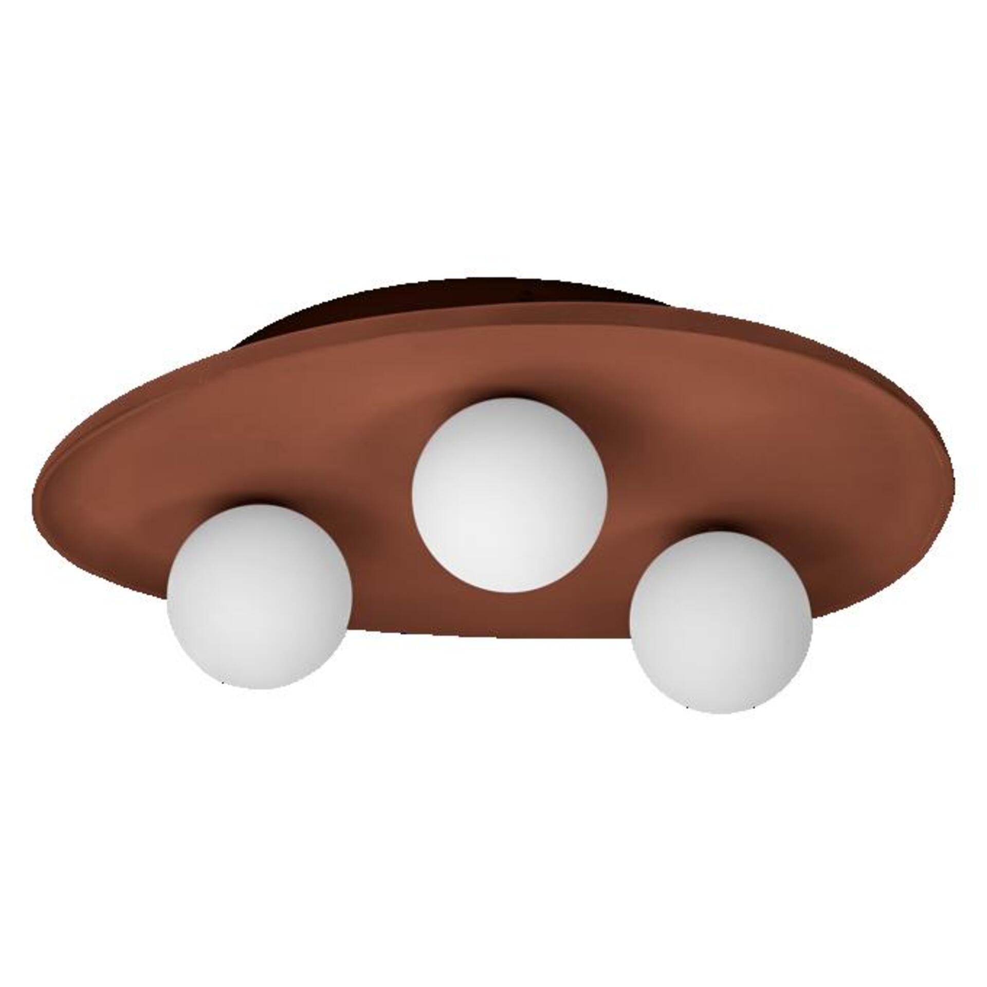 Levně LEDVANCE stropní svítidlo Clay Nest 3xG9 hnědé 4058075841086