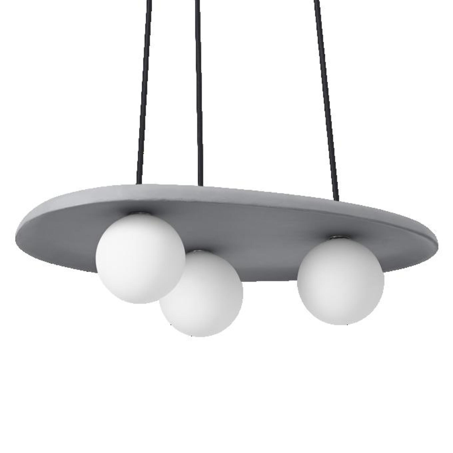 Levně LEDVANCE závěsné svítidlo Concrete Nest 3xG9 šedé 4058075841185