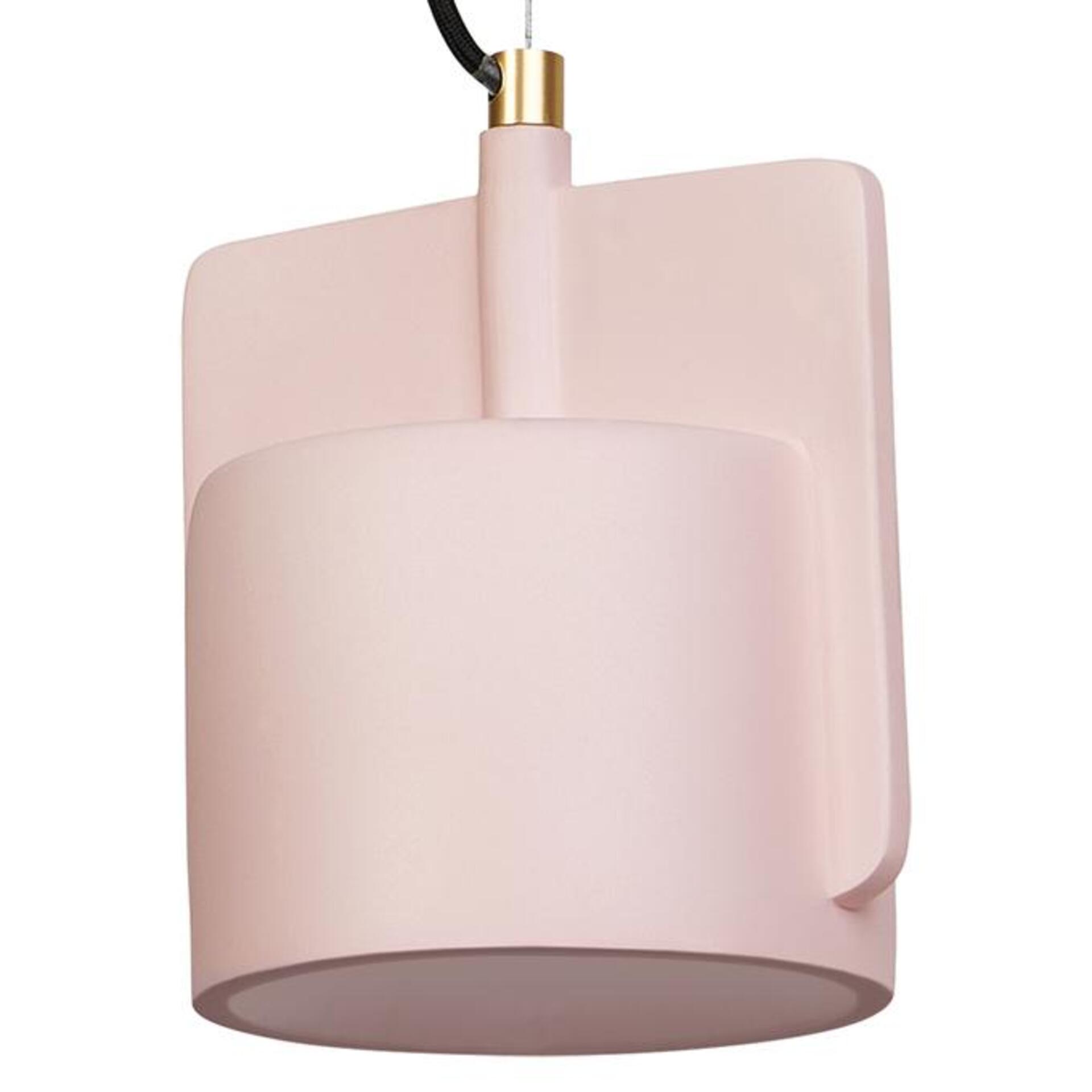 Levně LEDVANCE závěsné svítidlo Mold 190MM 1xE27 růžové 4058075841642