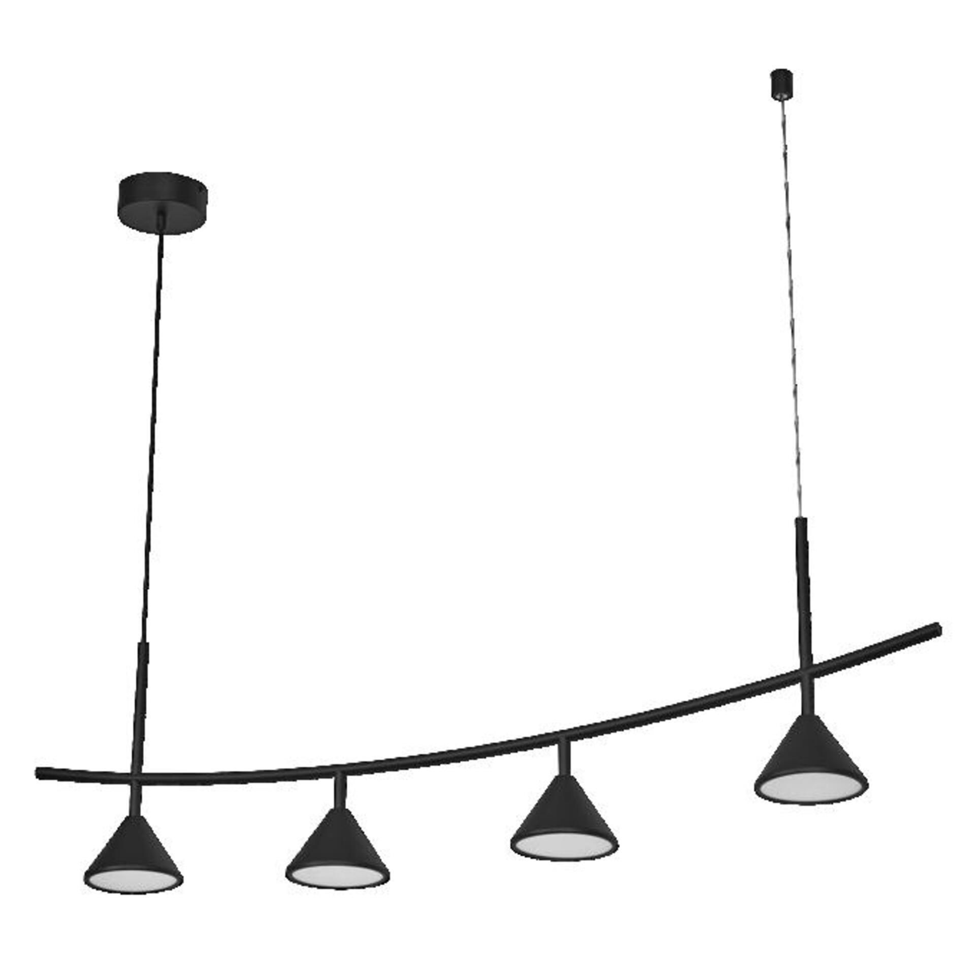 Levně LEDVANCE LED závěsné svítidlo Fuji lineární 16W 930 černé 4058075841864