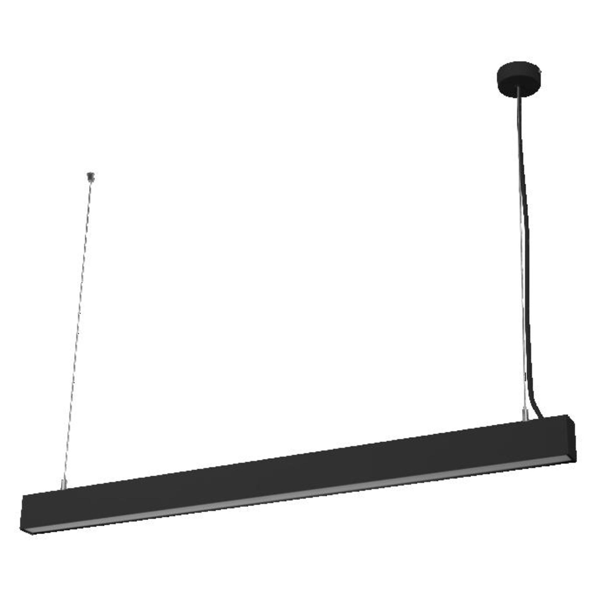 Levně LEDVANCE LED závěsné svítidlo Office Line Cuboid 42W 840 DIM černé 4058075842342