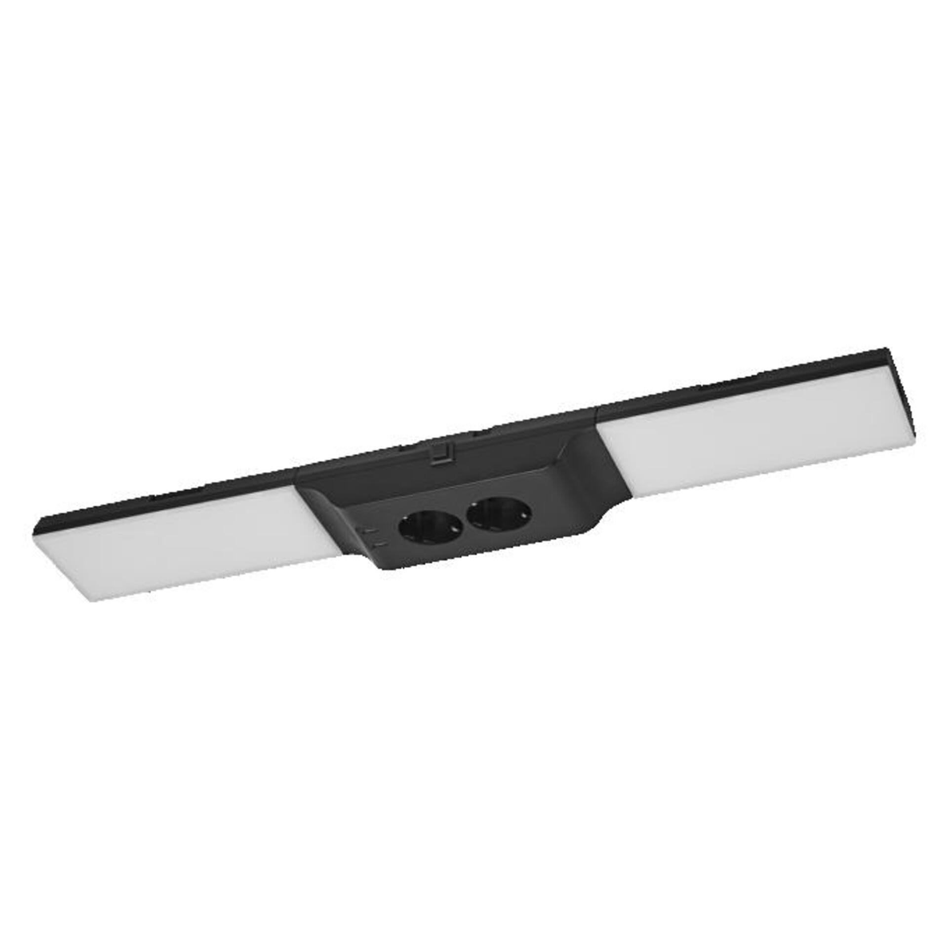 Levně LEDVANCE LED svítidlo pod skříňku Socket Flood 830 DIM USB černé kit 4058075842762
