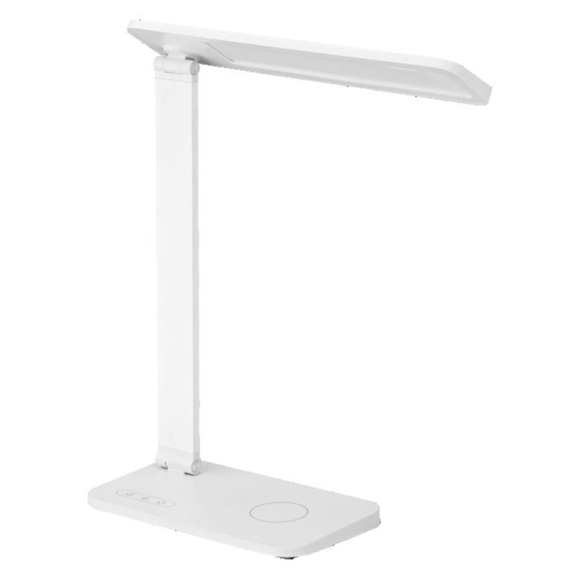 Levně LEDVANCE LED stolní lampa Office Line Desk Banker Qi nabíjení 17W CCT Dimmable bílé 4058075843004
