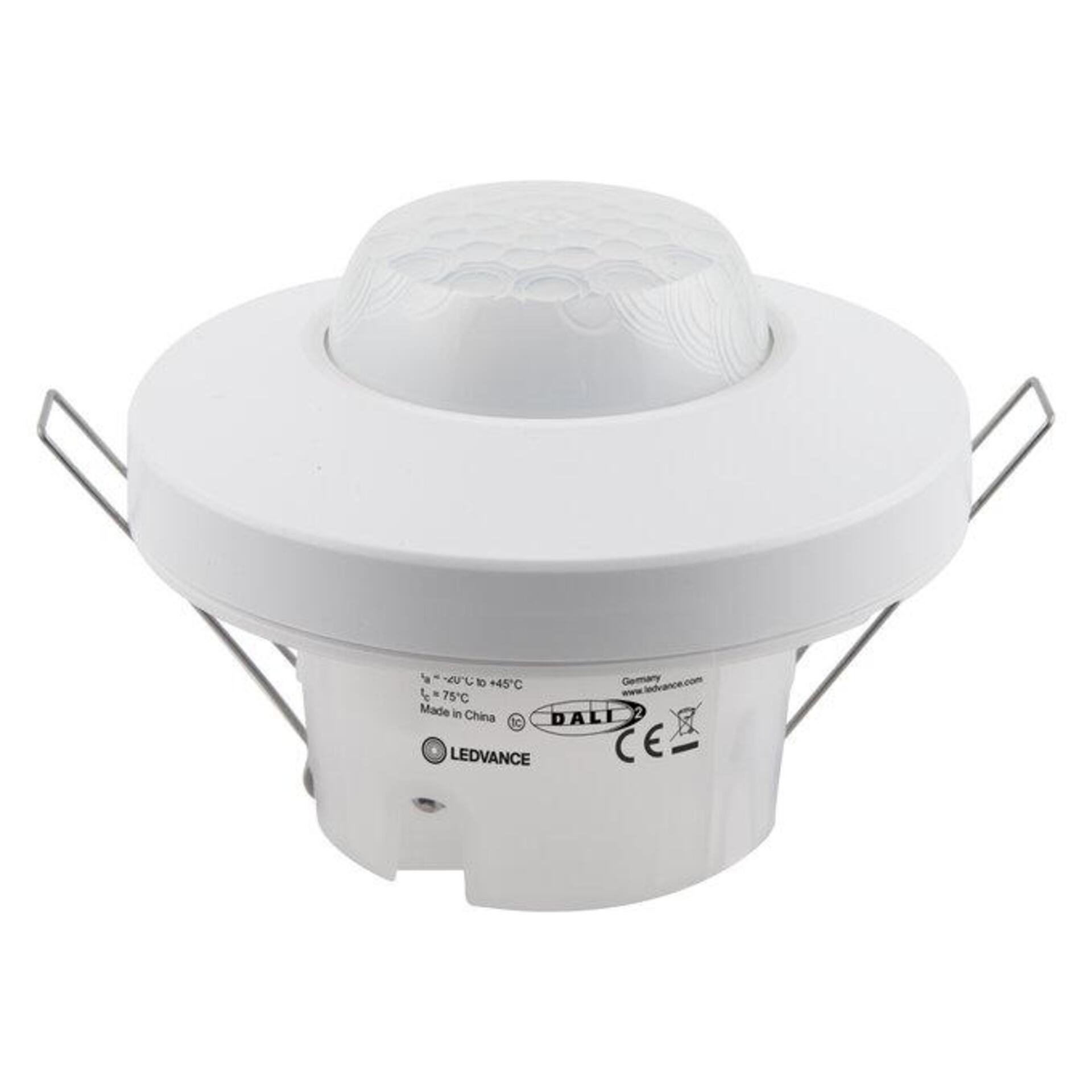 Levně LEDVANCE stropní pohybové do podhledu čidlo DALI-2, 10-22,5 V, detekce 40×5 m, úhel 360°