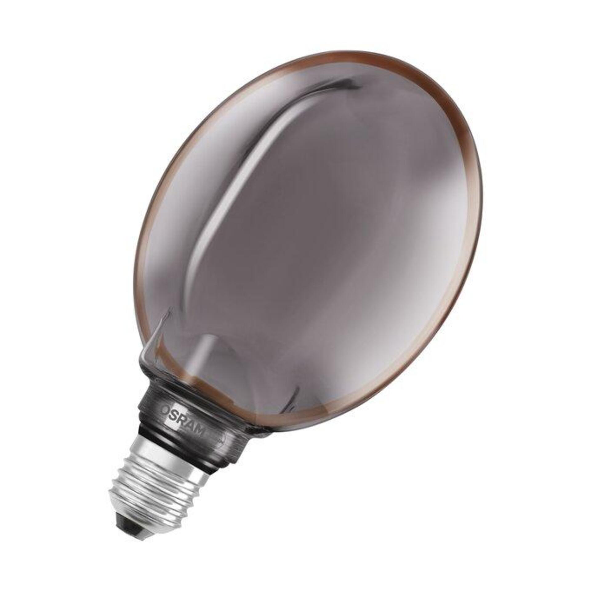 Levně LEDVANCE LED žárovka Vintage 1906 Globe 130 4 W E27 1800 K stmívatelná kouřová