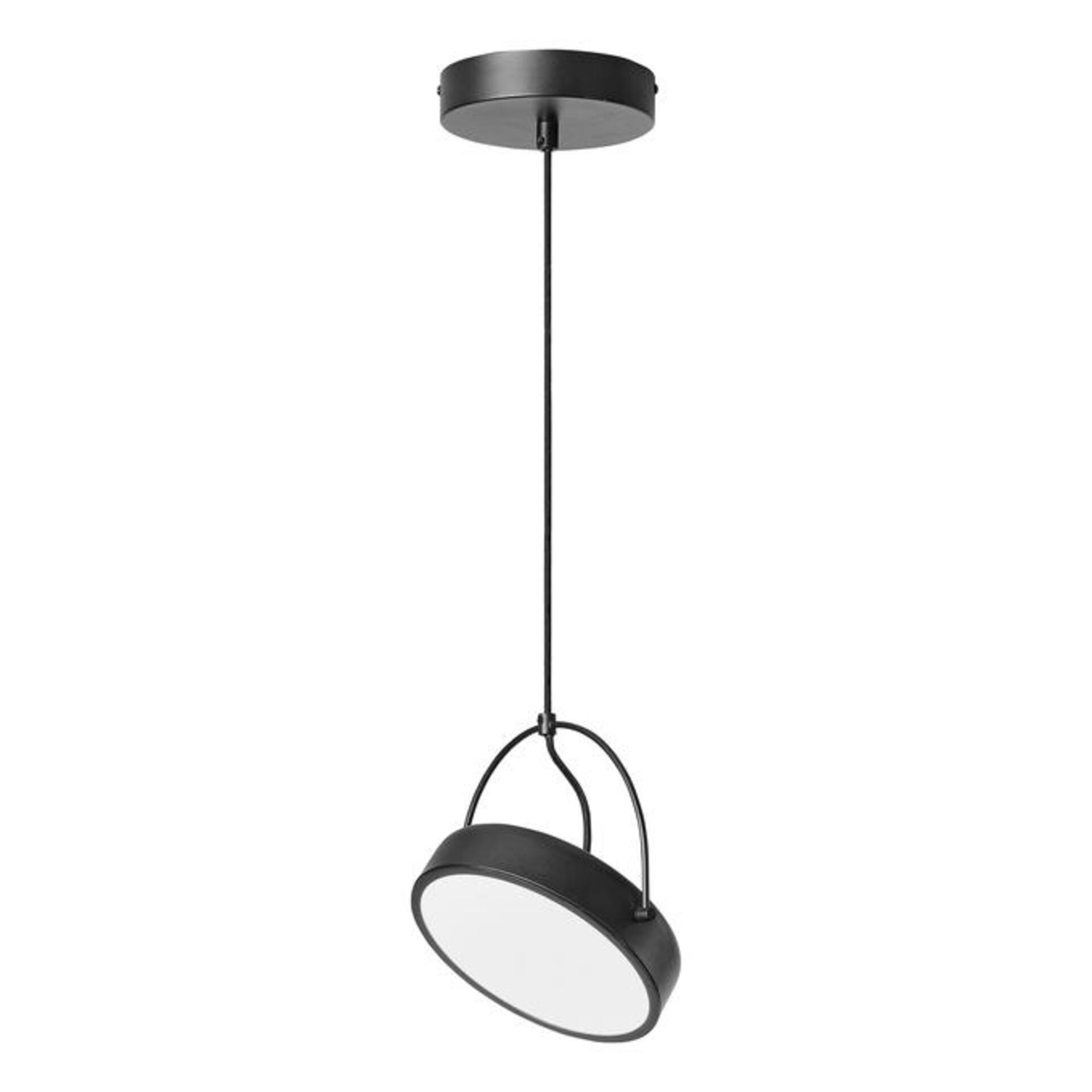 Levně LEDVANCE závěsné svítidlo Decor Puck 12 W 3000 K černé
