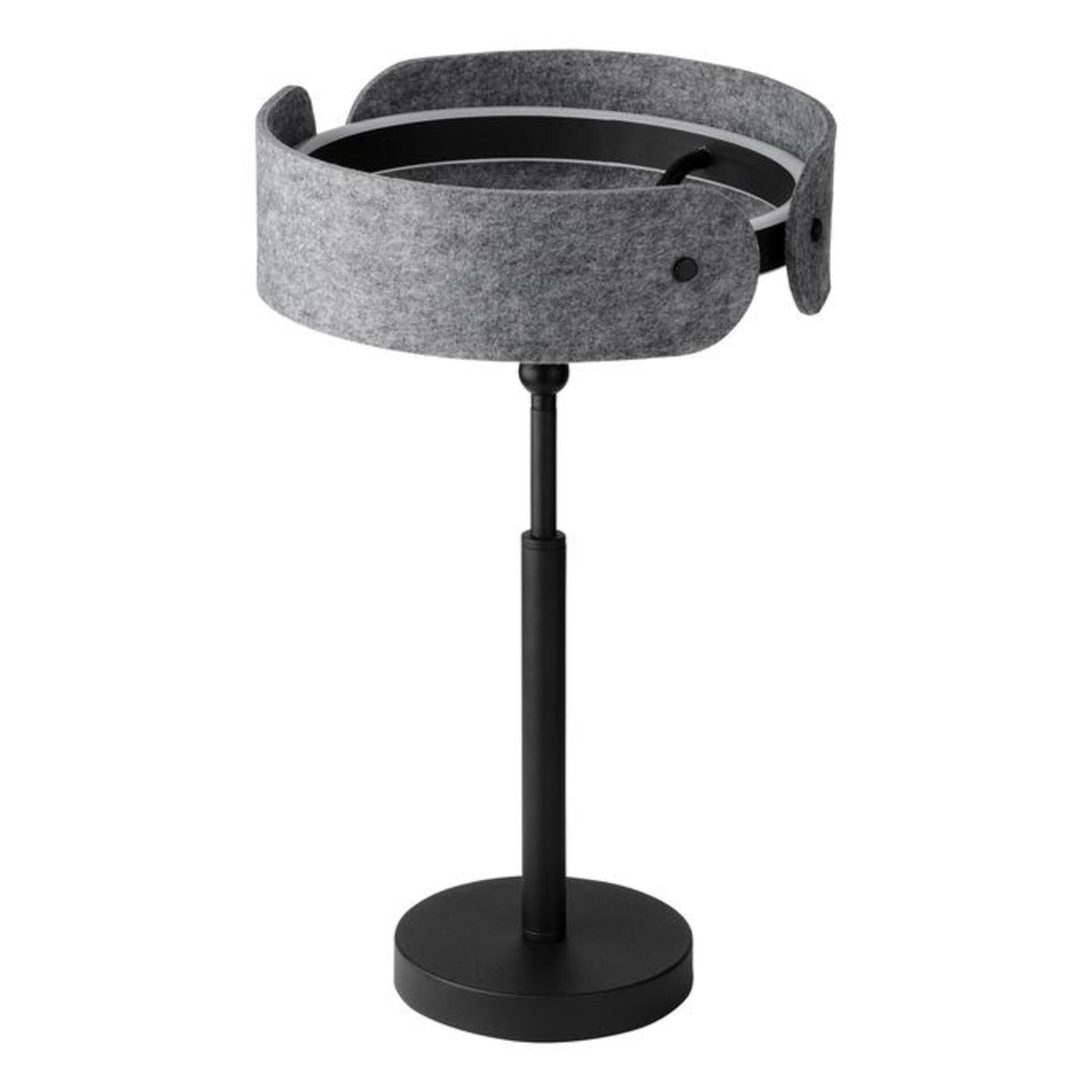 Levně LEDVANCE stolní svítidlo Decor Curve Felt 19 W 3000 K tmavě šedé