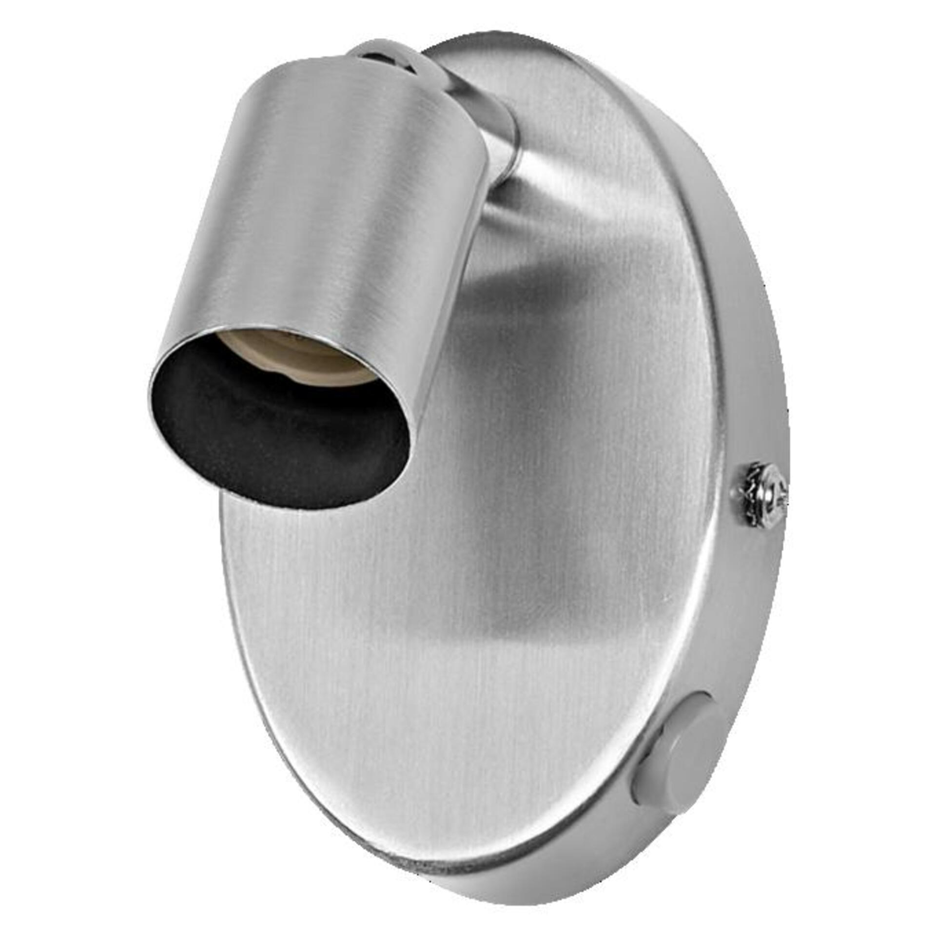 Levně LEDVANCE nástěnné svítidlo Cylinder GU10 220-240 V nastavitelný kartáčovaný nikl