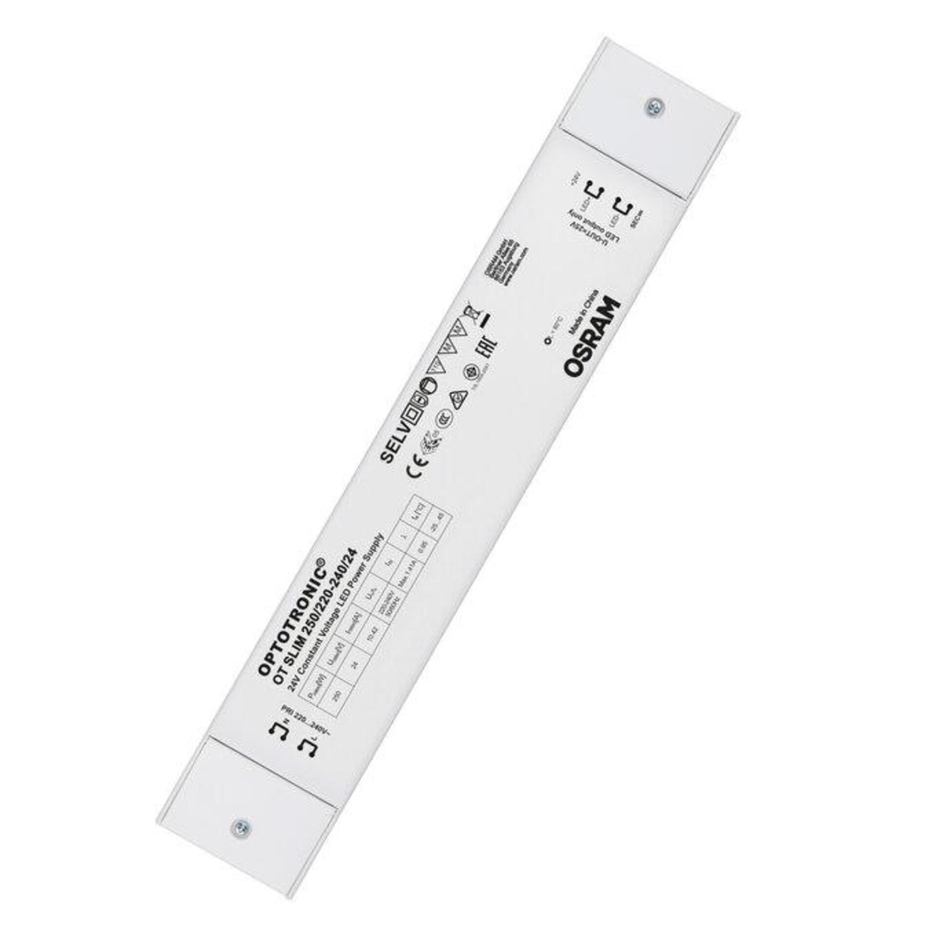 Levně LEDVANCE napáječ OT SLIM 250 250 W 220-240 V 24 V DC
