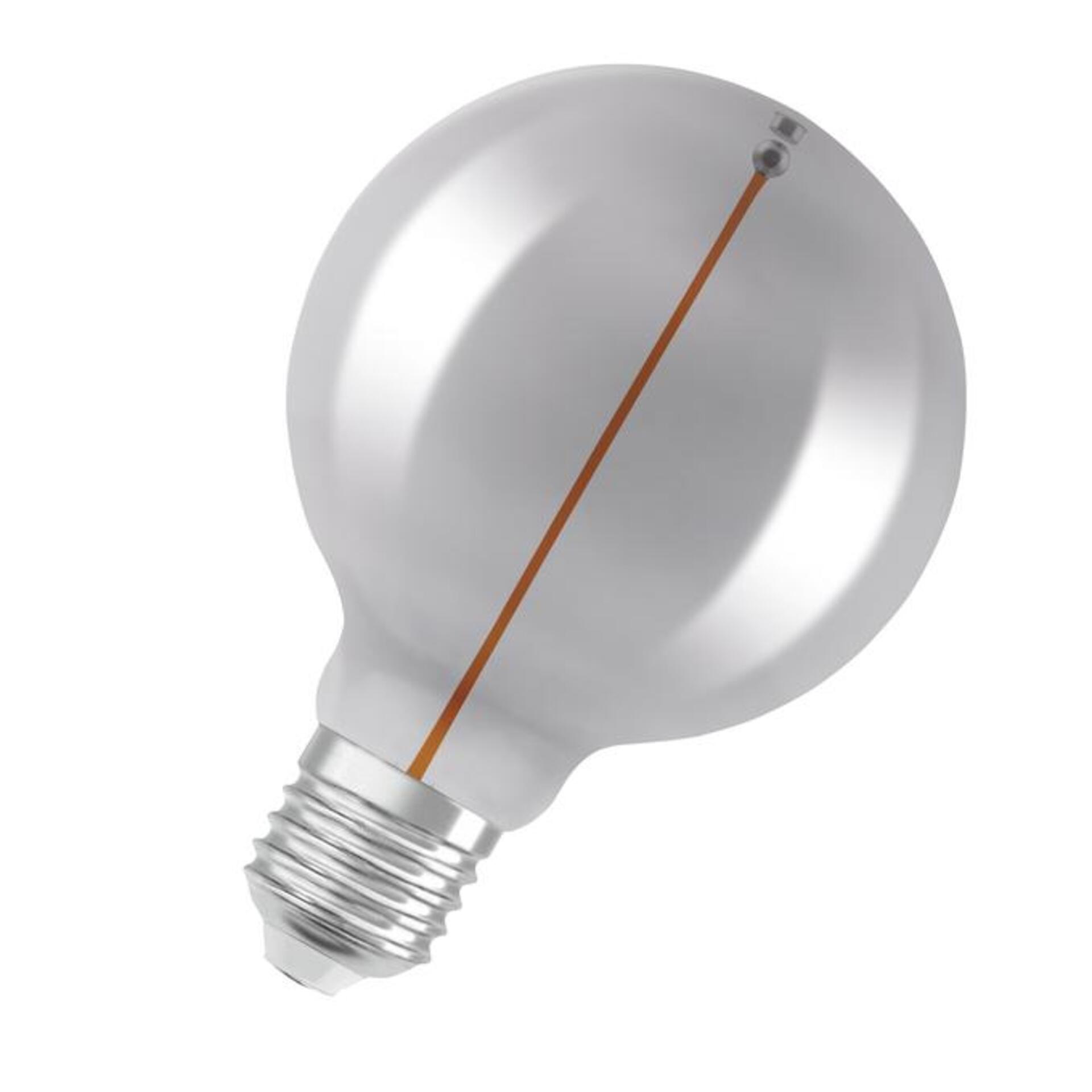 Levně LEDVANCE LED žárovka Vintage 1906 Globe G95 2,2 W 220-240 V E27 1800 K kouřová