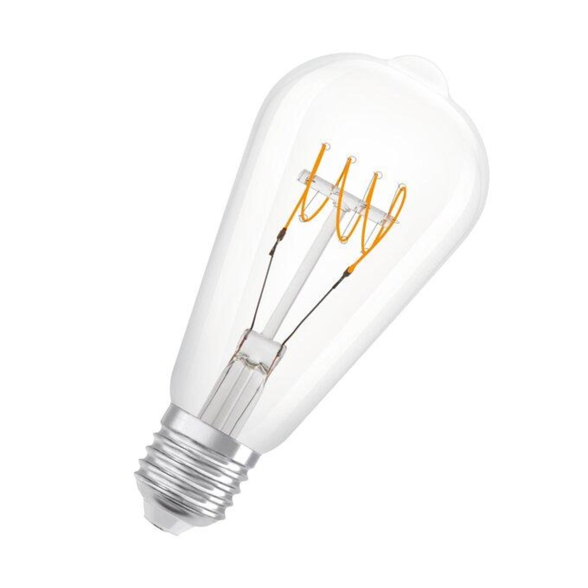 Levně LEDVANCE LED žárovka Vintage 1906 Edison 4,8 W E27 220-240 V stmívatelná 2700 K čirá