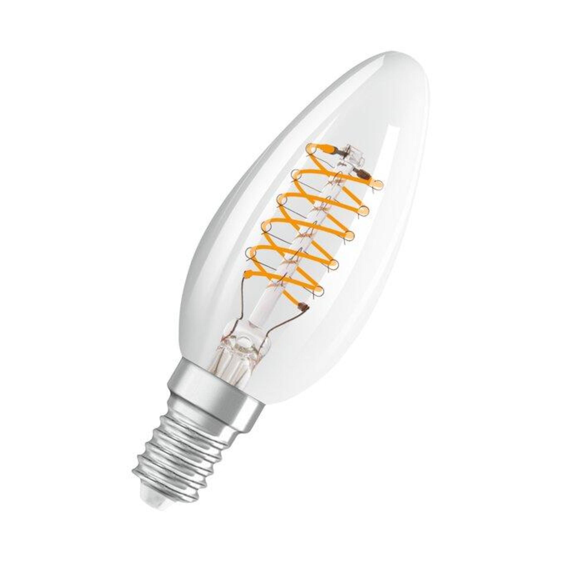 Levně LEDVANCE LED žárovka Vintage 1906 Classic B Filament 4,8 W E14 2700 K stmívatelná