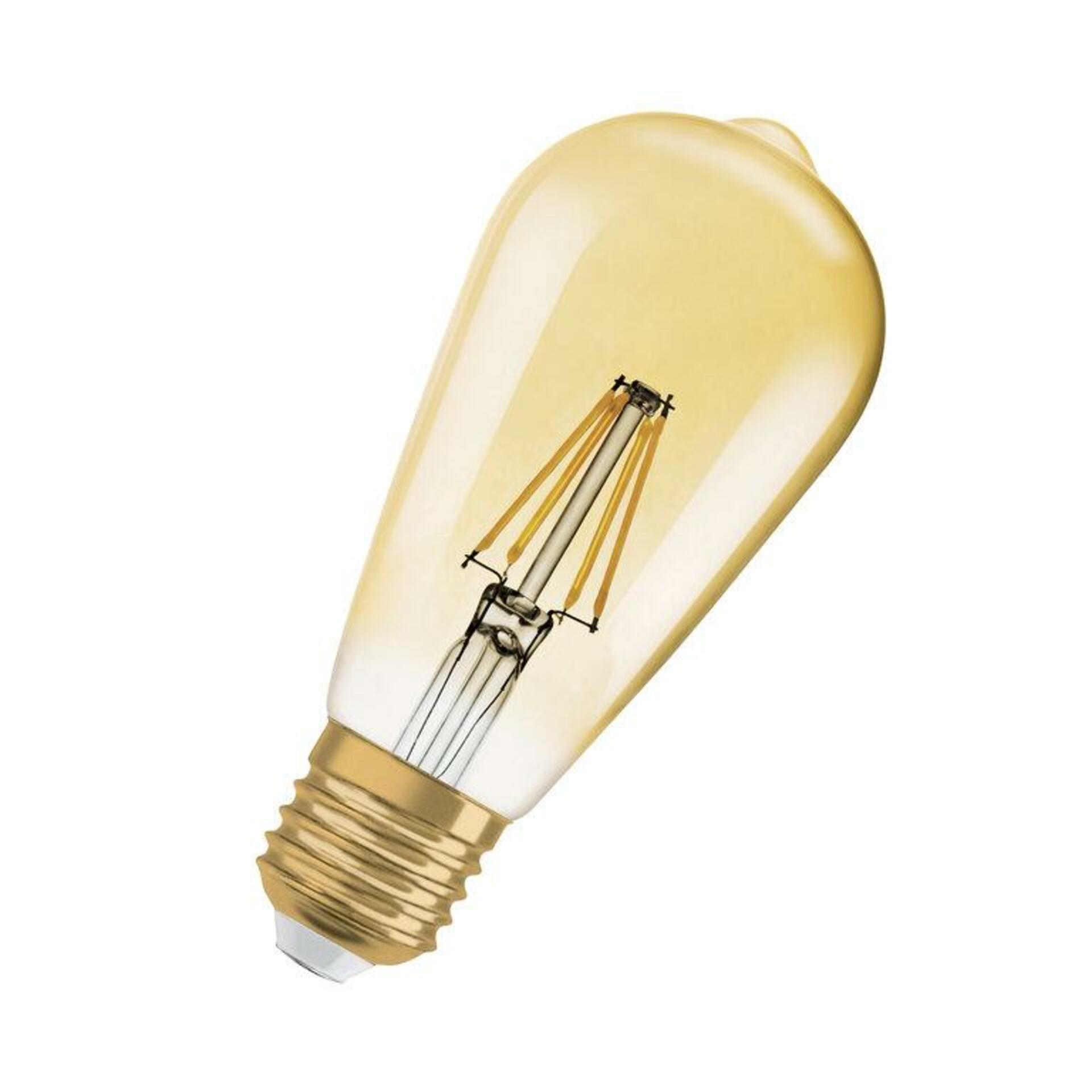 OSRAM LEDVANCE Vintage 1906 Edison 35 Filament 4W 824 Gold E27 4099854091377