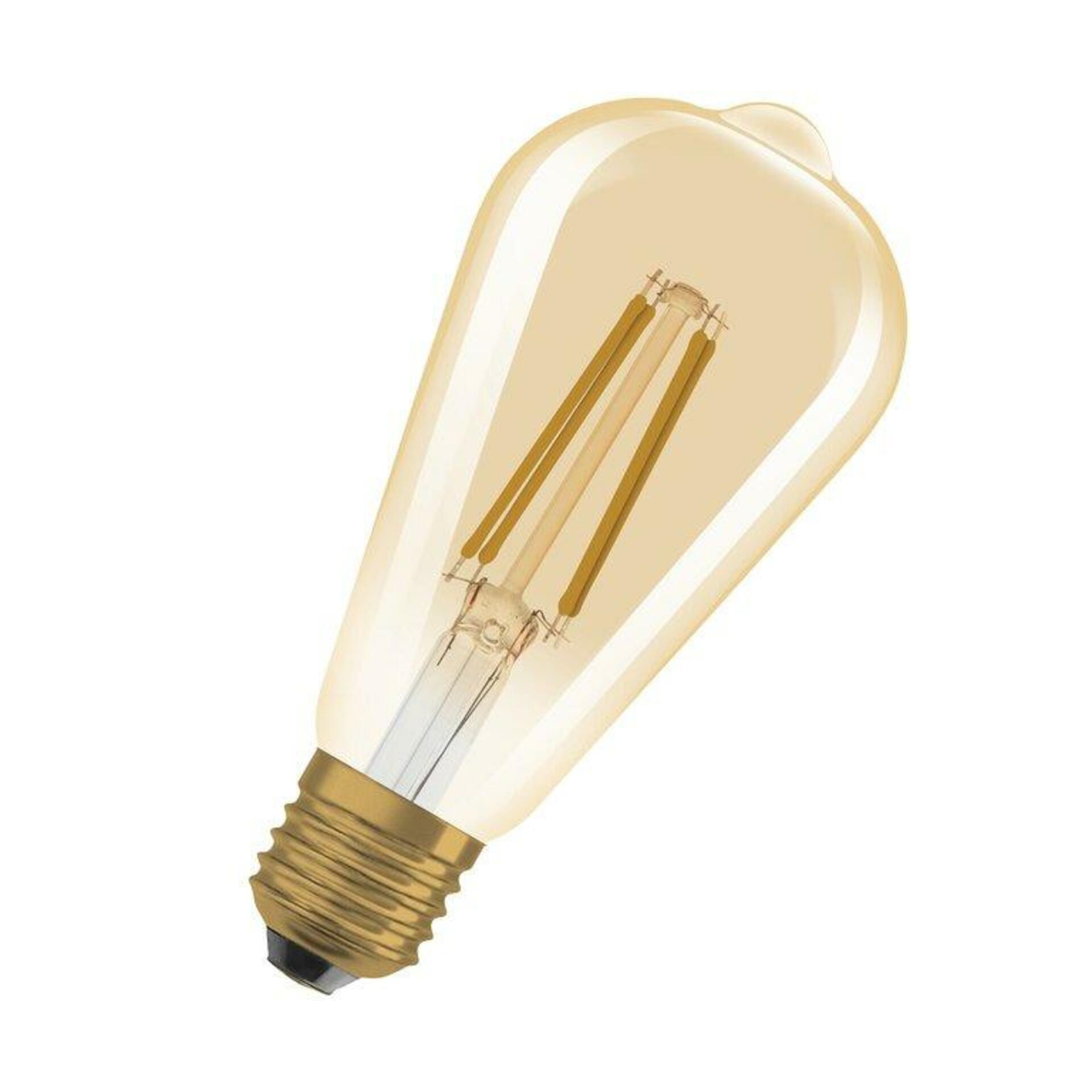 OSRAM LEDVANCE Vintage 1906 Edison 60 Filament DIM 7.2W 824 Gold E27 4099854137822