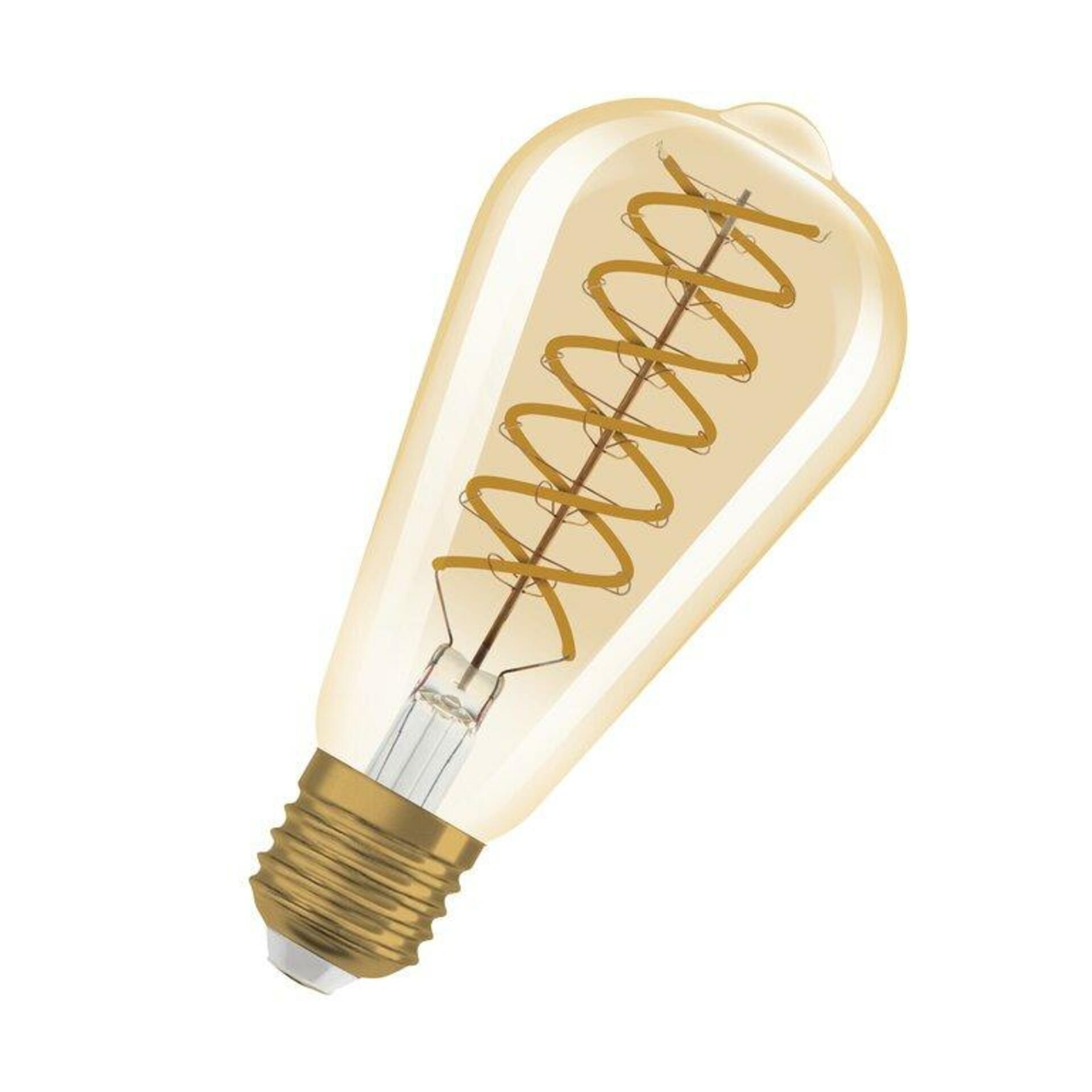 OSRAM LEDVANCE Vintage 1906 Edison 60 Filament DIM 8.8W 824 Gold E27 4099854137846