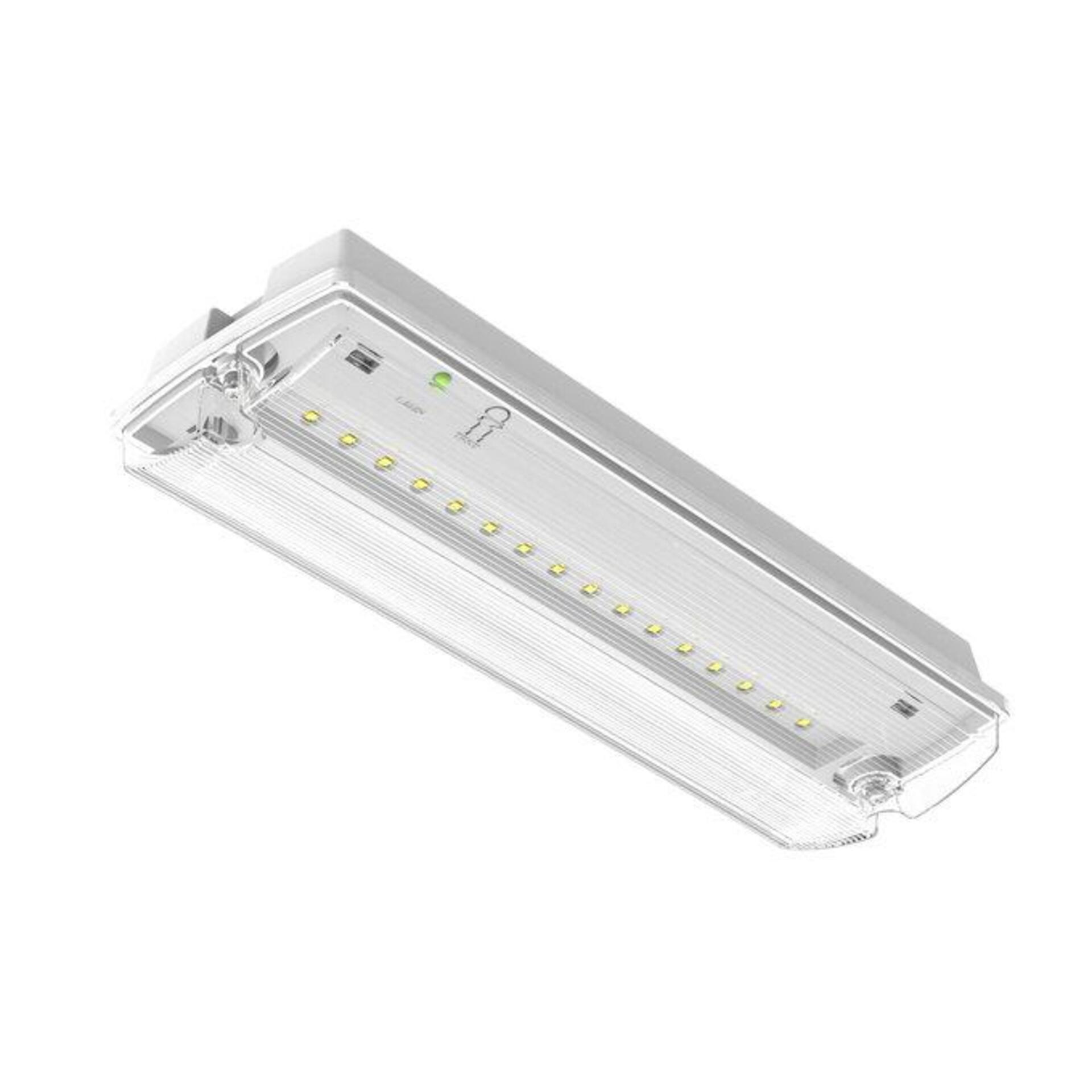 Levně LEDVANCE nouzové LED svítidlo BULKHEAD 1,3 W 220-240 V 5700 K 3 h IP65