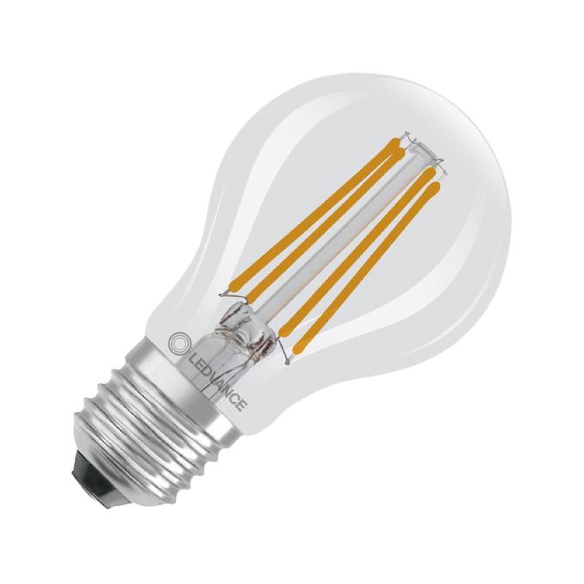 Levně LEDVANCE LED Classic A 75 Filament třída A S 5W 827 čirá E27 4099854236617