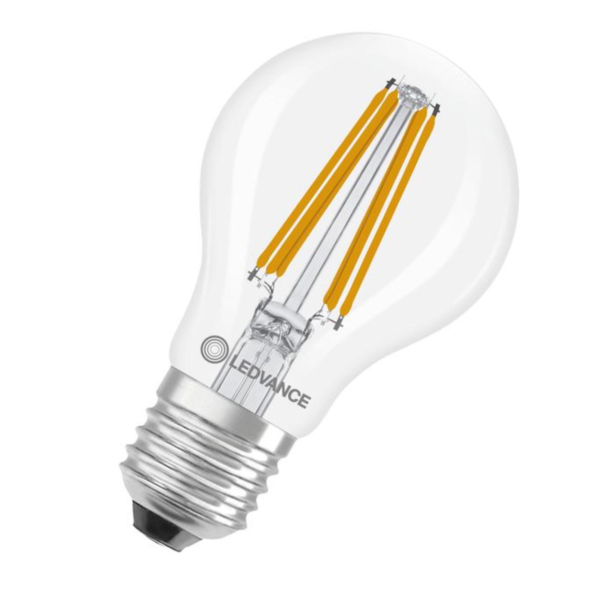 Levně LEDVANCE LED Classic A 100 Filament třída A S 7.2W 827 čirá E27 4099854236655