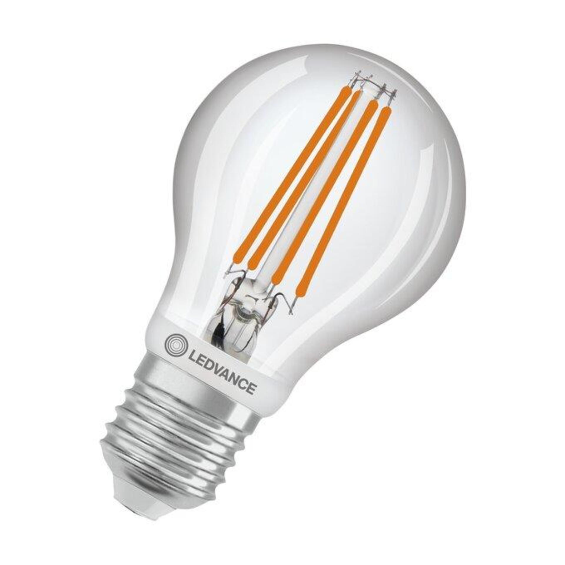 Levně LEDVANCE LED Classic A 60 Filament pohybový a soumrakový senzor S 7.3W 827 čirá E27 4099854236792