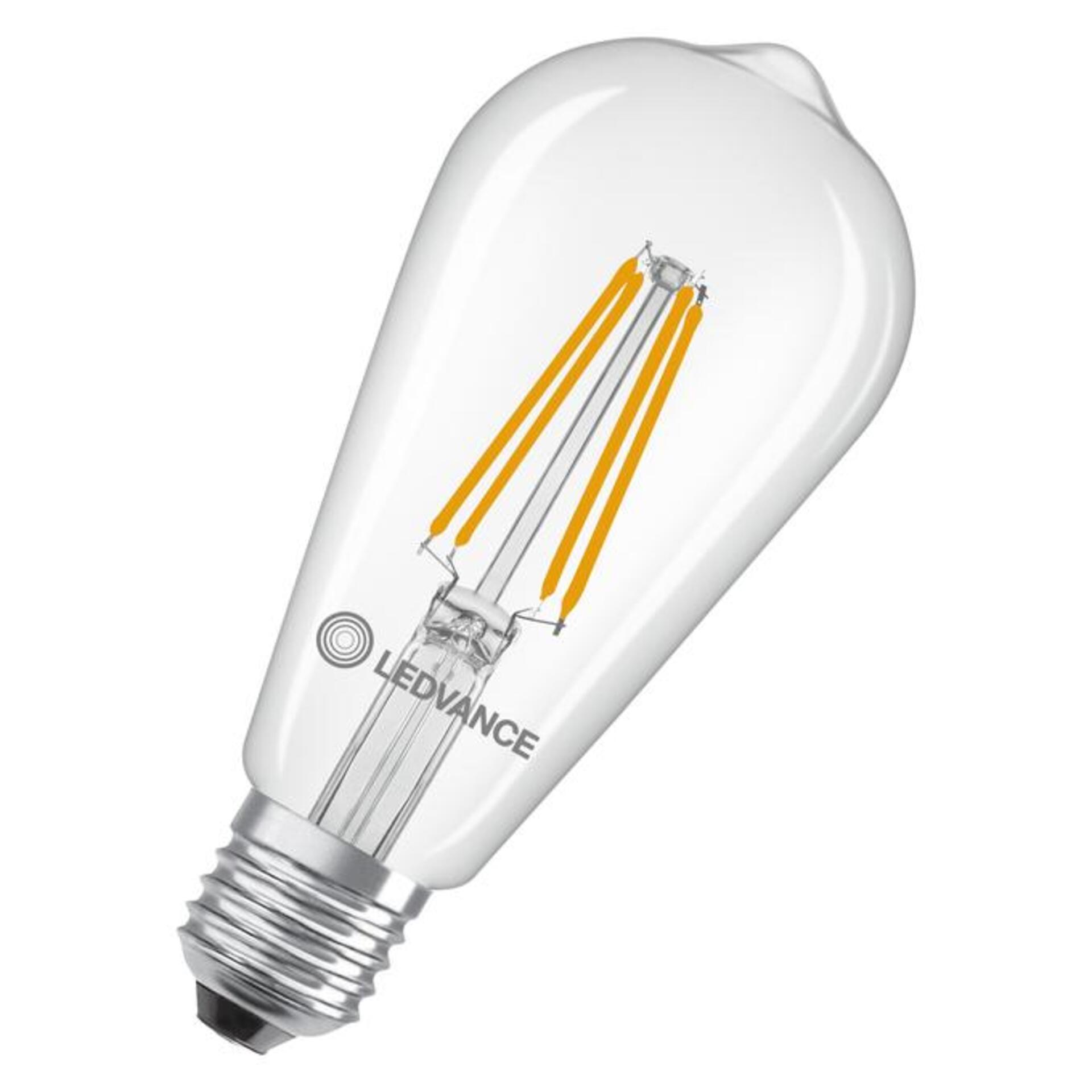 Levně LEDVANCE LED Classic Edison 60 Filament třída A S 3.8W 827 čirá E27 4099854237034