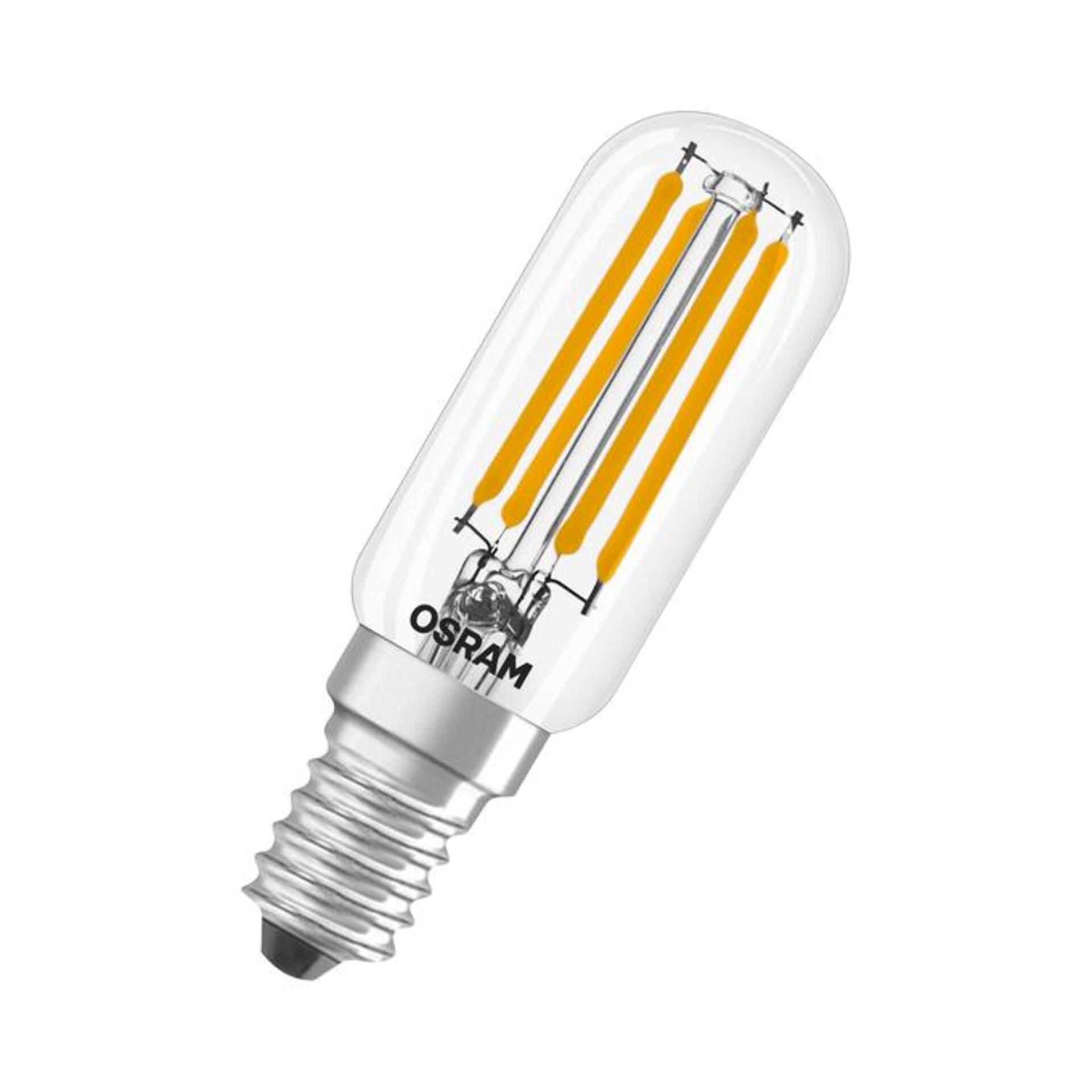 Levně LEDVANCE LED Special T26 55 300° Filament DIM 6.5W 827 Clear E14 4099854247330