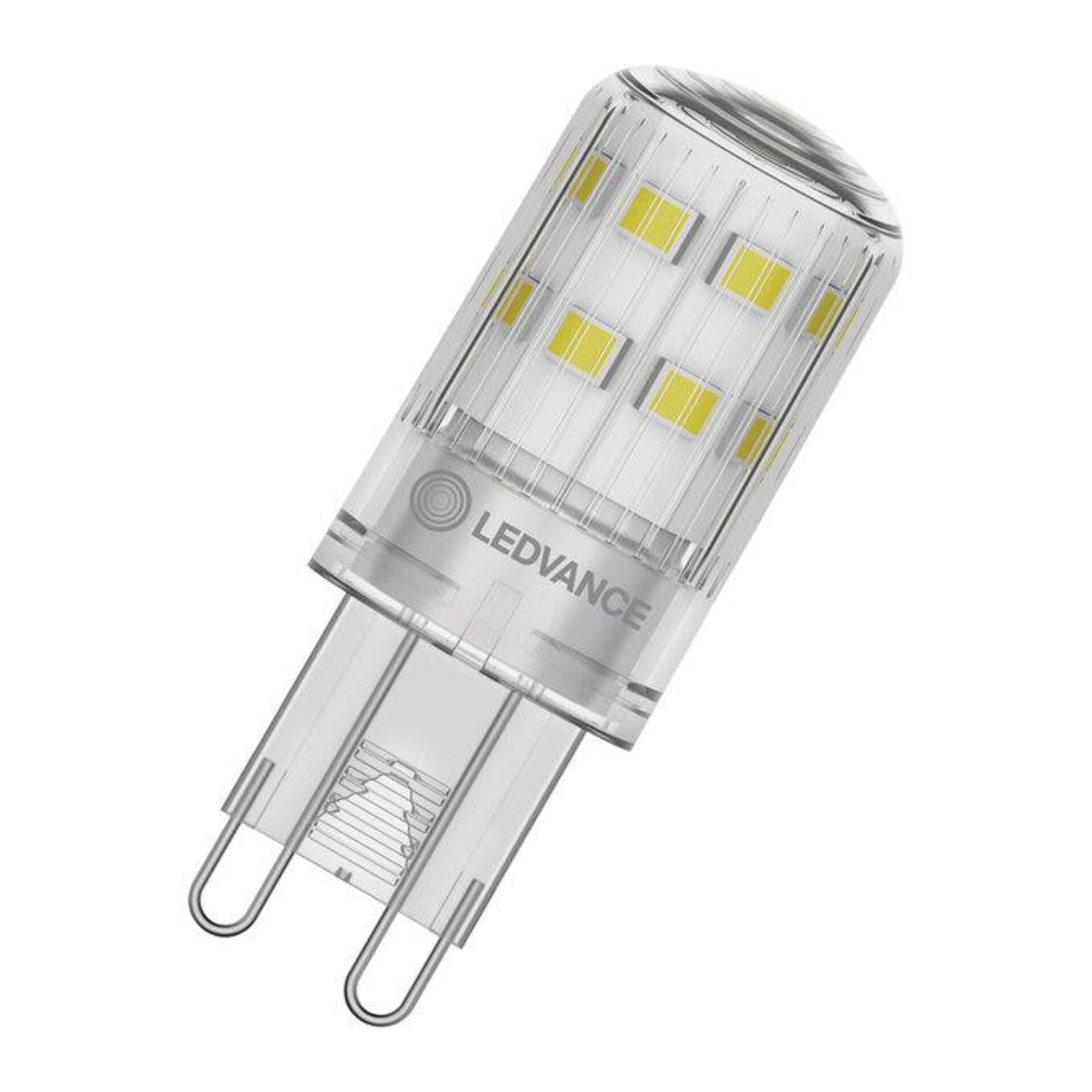 Levně LEDVANCE LED PIN 30 300° DIM P 3W 827 čirá G9 4099854248788