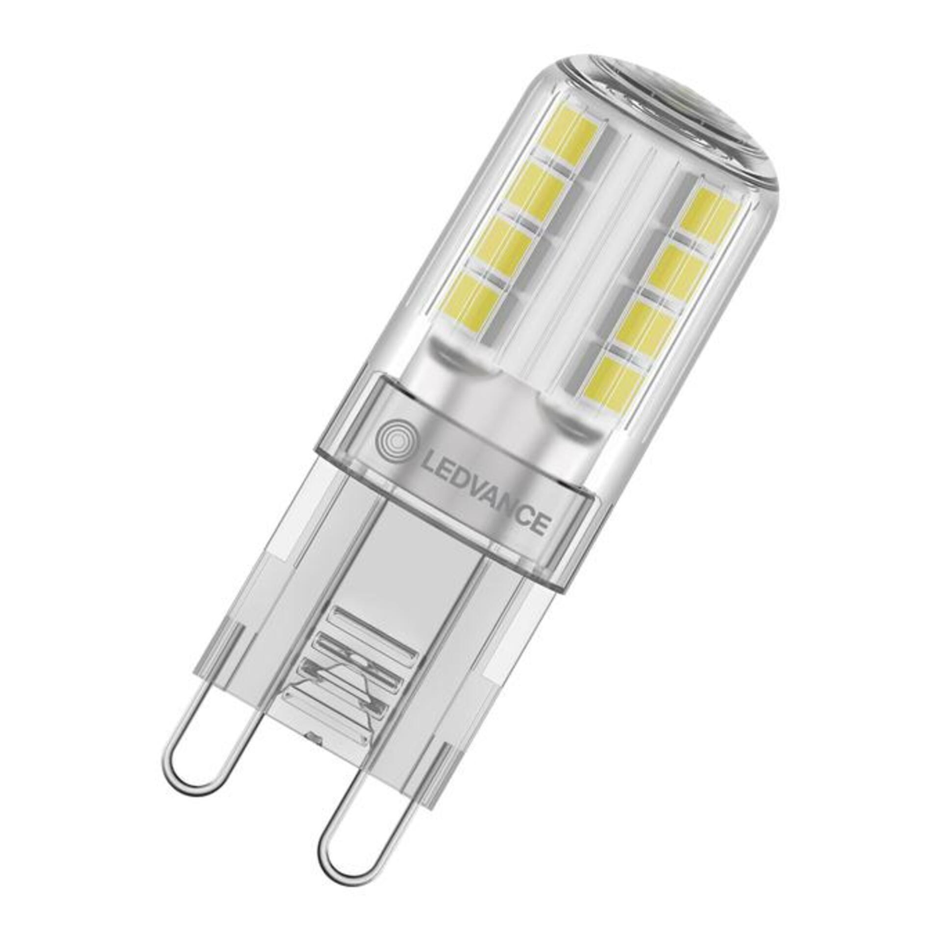 Levně LEDVANCE LED PIN 30 300° P 2.6W 827 čirá G9 4099854248931