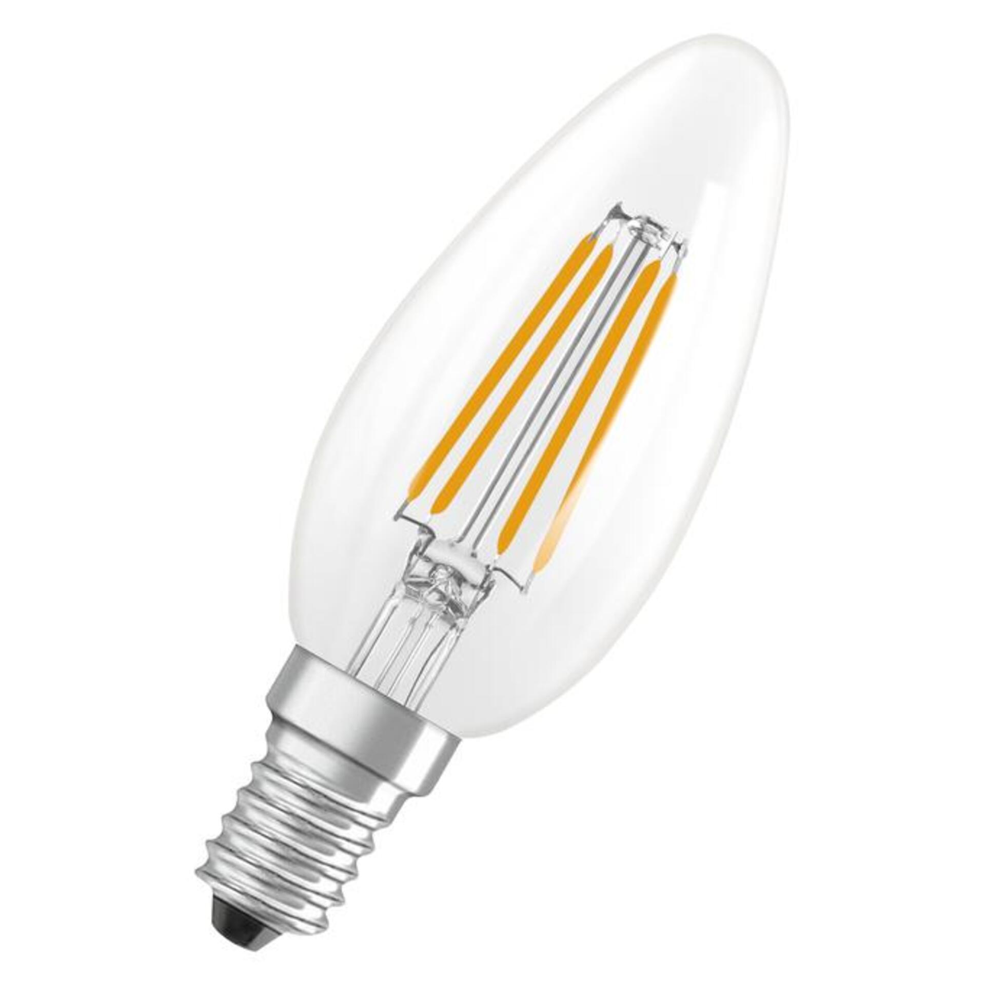 Levně LEDVANCE LED Classic B 60 Filament třída A S 3.8W 827 čirá E14 4099854255304