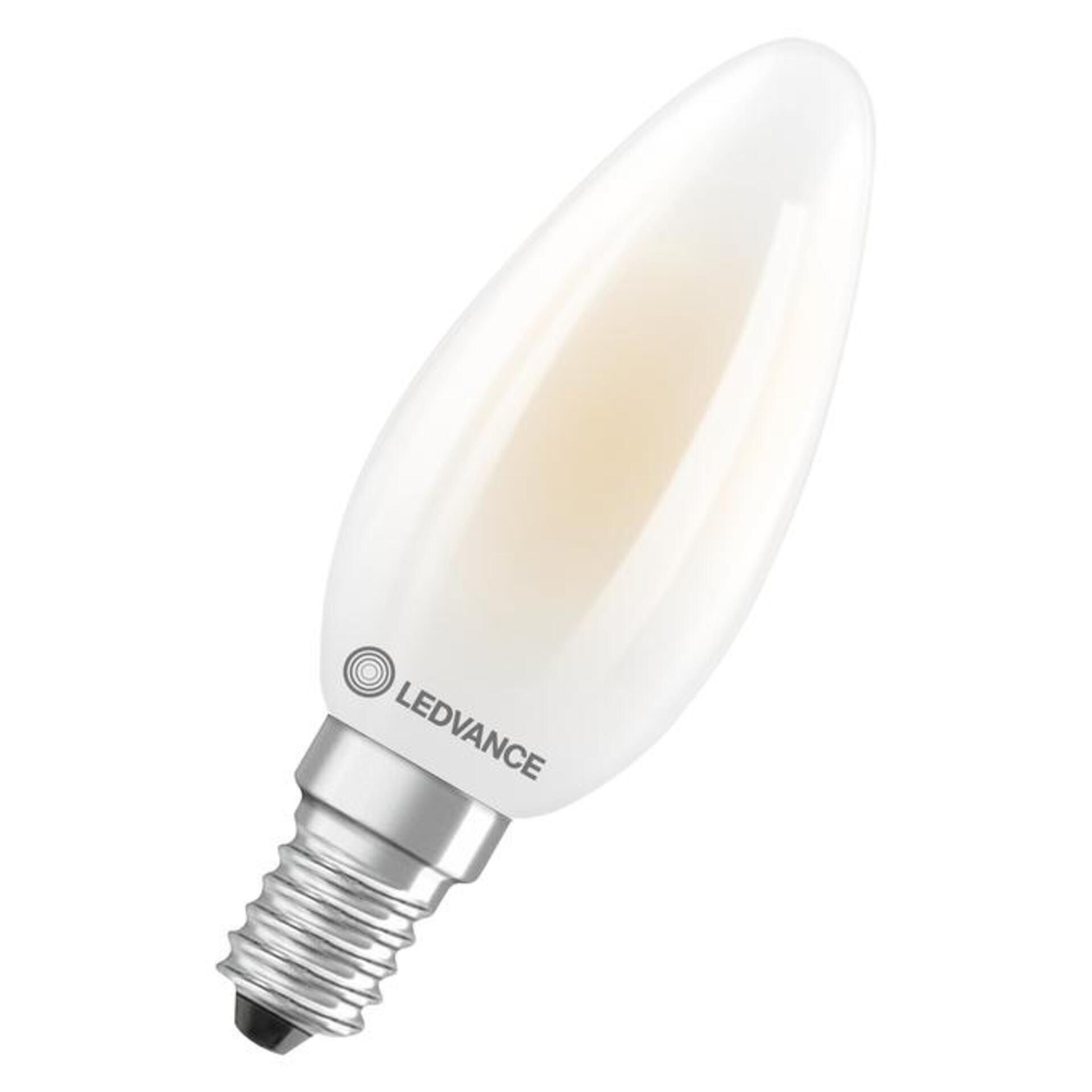 Levně LEDVANCE LED Classic B 60 Filament třída A S 3.8W 827 matná E14 4099854255328