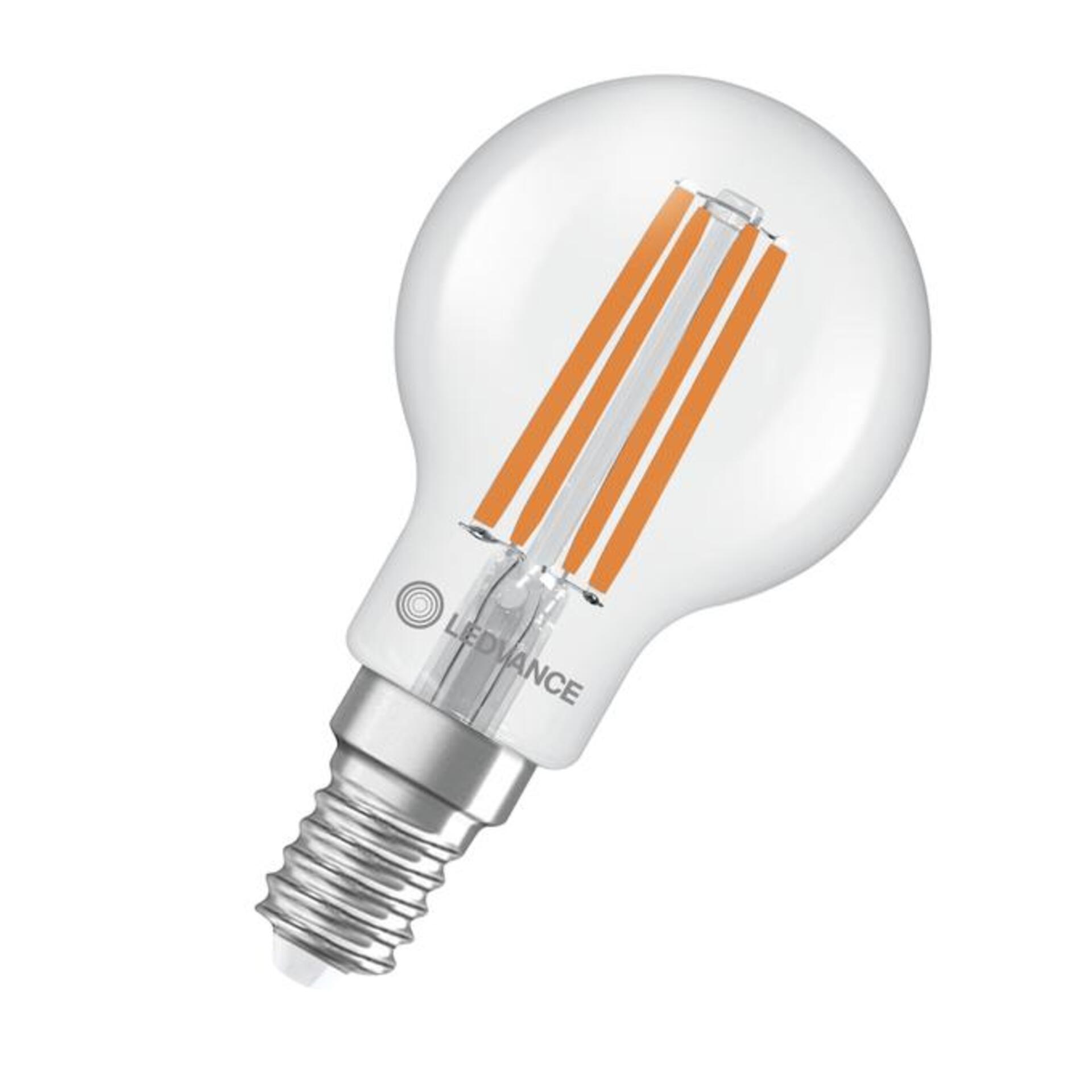 Levně LEDVANCE LED Classic P 40 Filament třída A S 2.2W 827 čirá E14 4099854255373