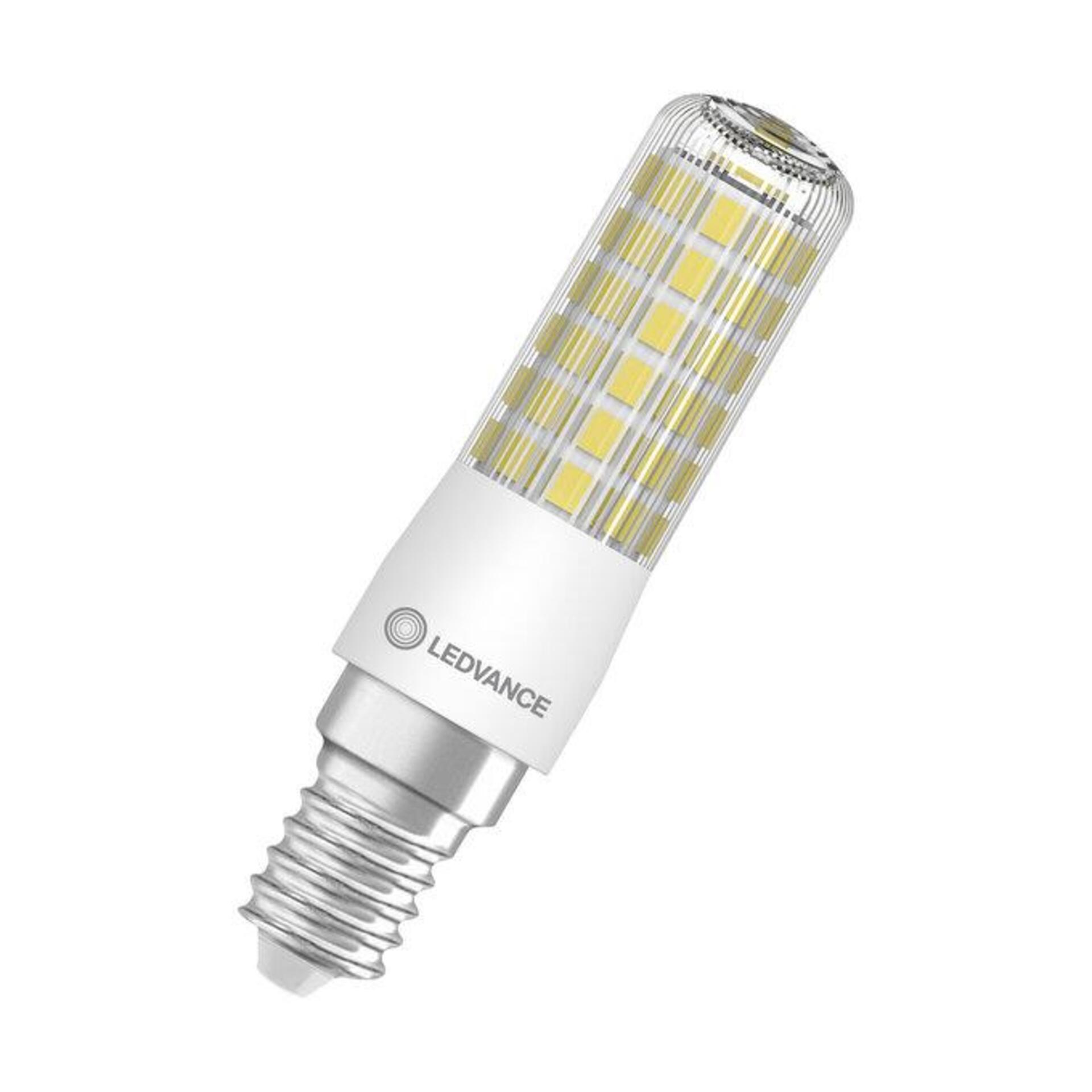 Levně LEDVANCE LED T Slim 60 320° DIM P 6.5W 827 čirá E14 4099854267222
