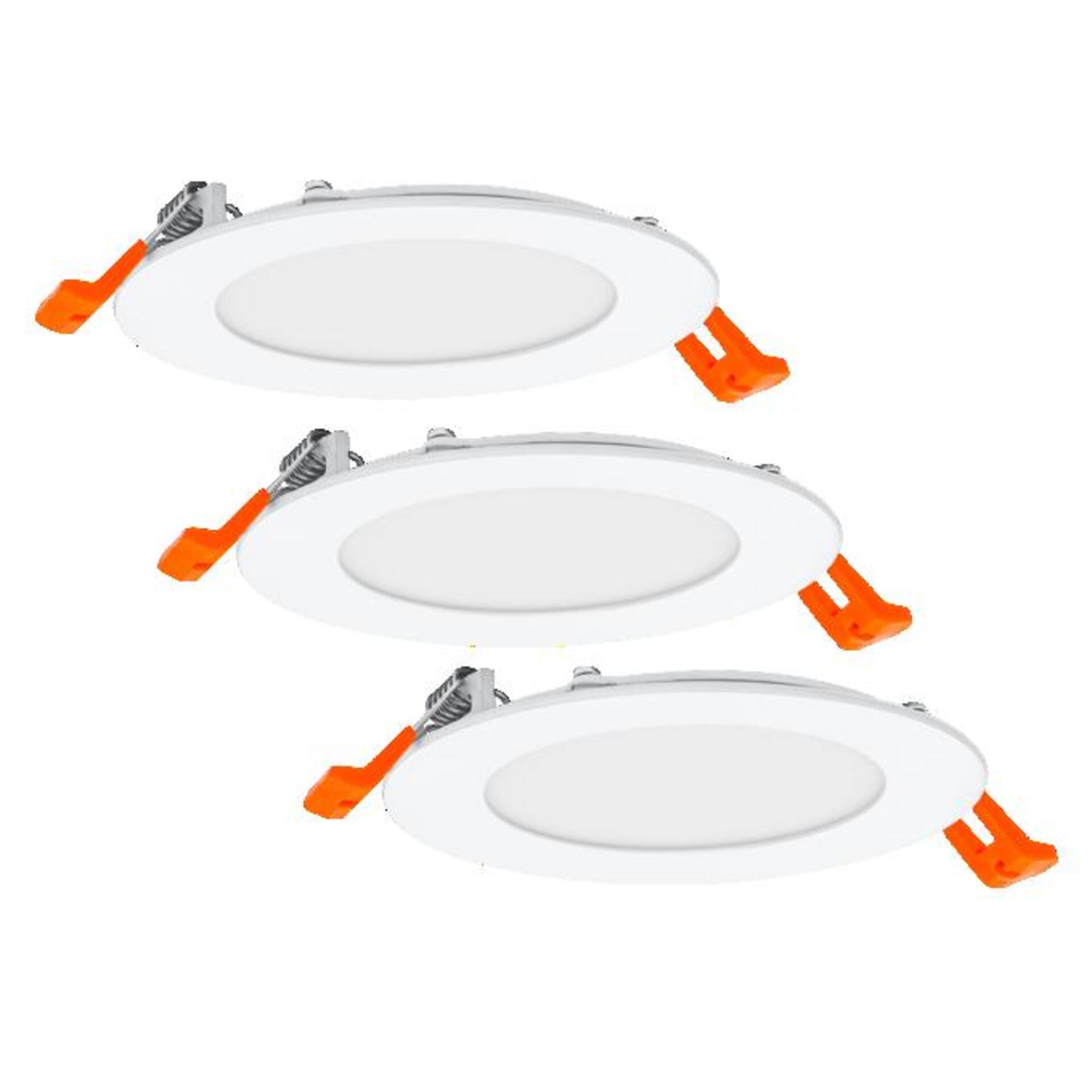 Levně LEDVANCE vestavné LED svítidlo Downlight Slim Set 3× 8 W 3000 K 120 mm