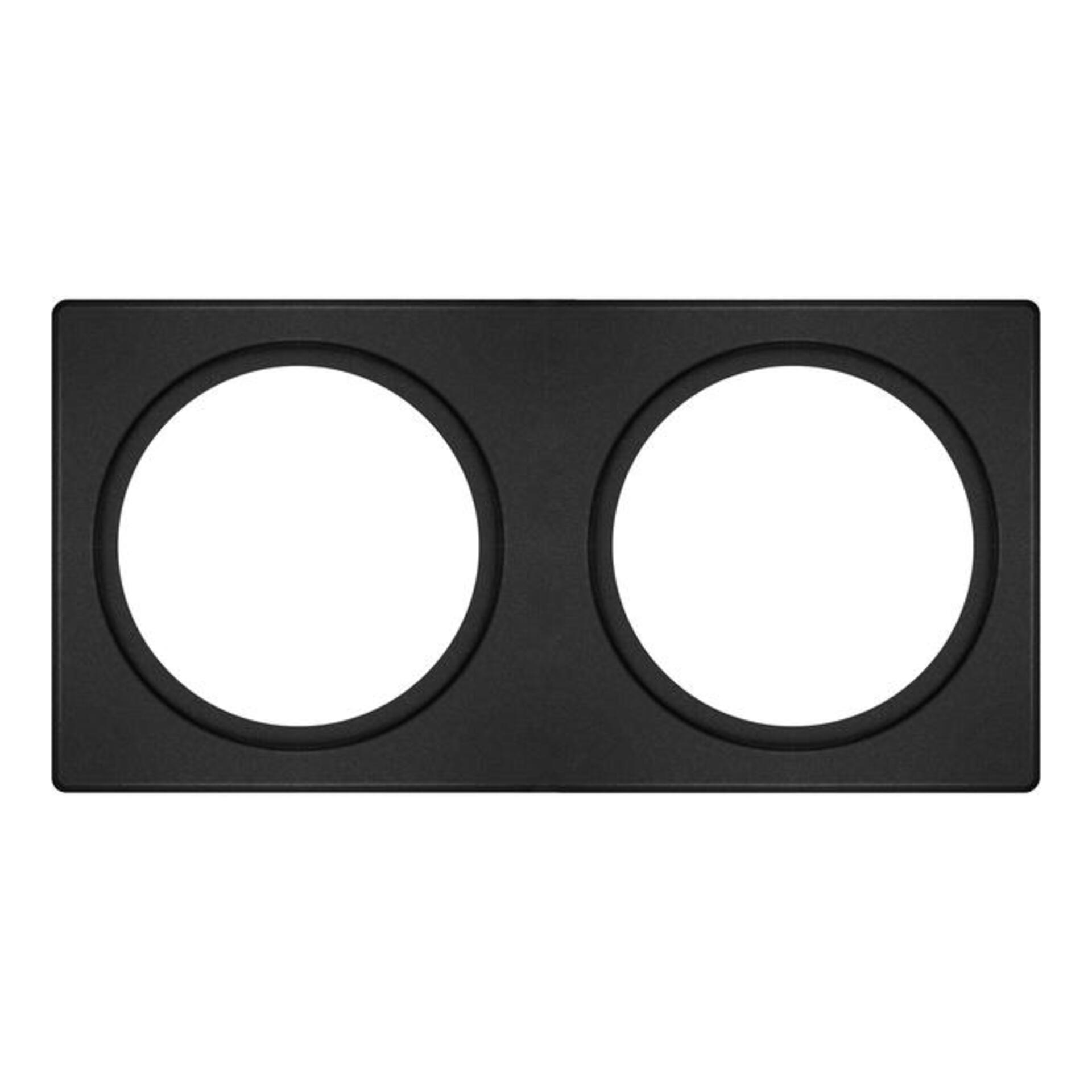 Levně LEDVANCE SPOT FRAME 100X200 2X D68 BK 4099854460081