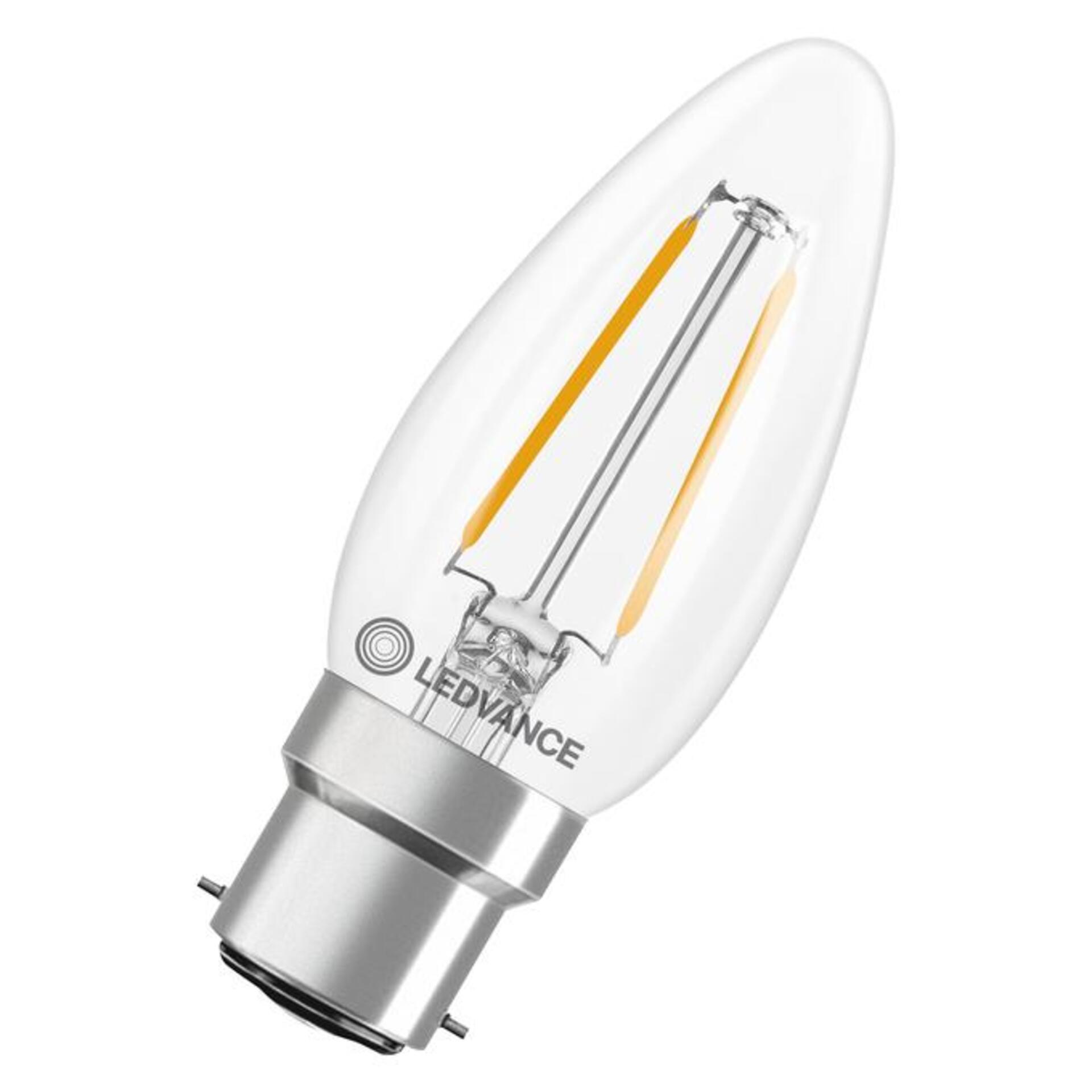 Levně LEDVANCE LED Classic B 25 Filament P 1.8W 827 čirá B22d 4099854466175