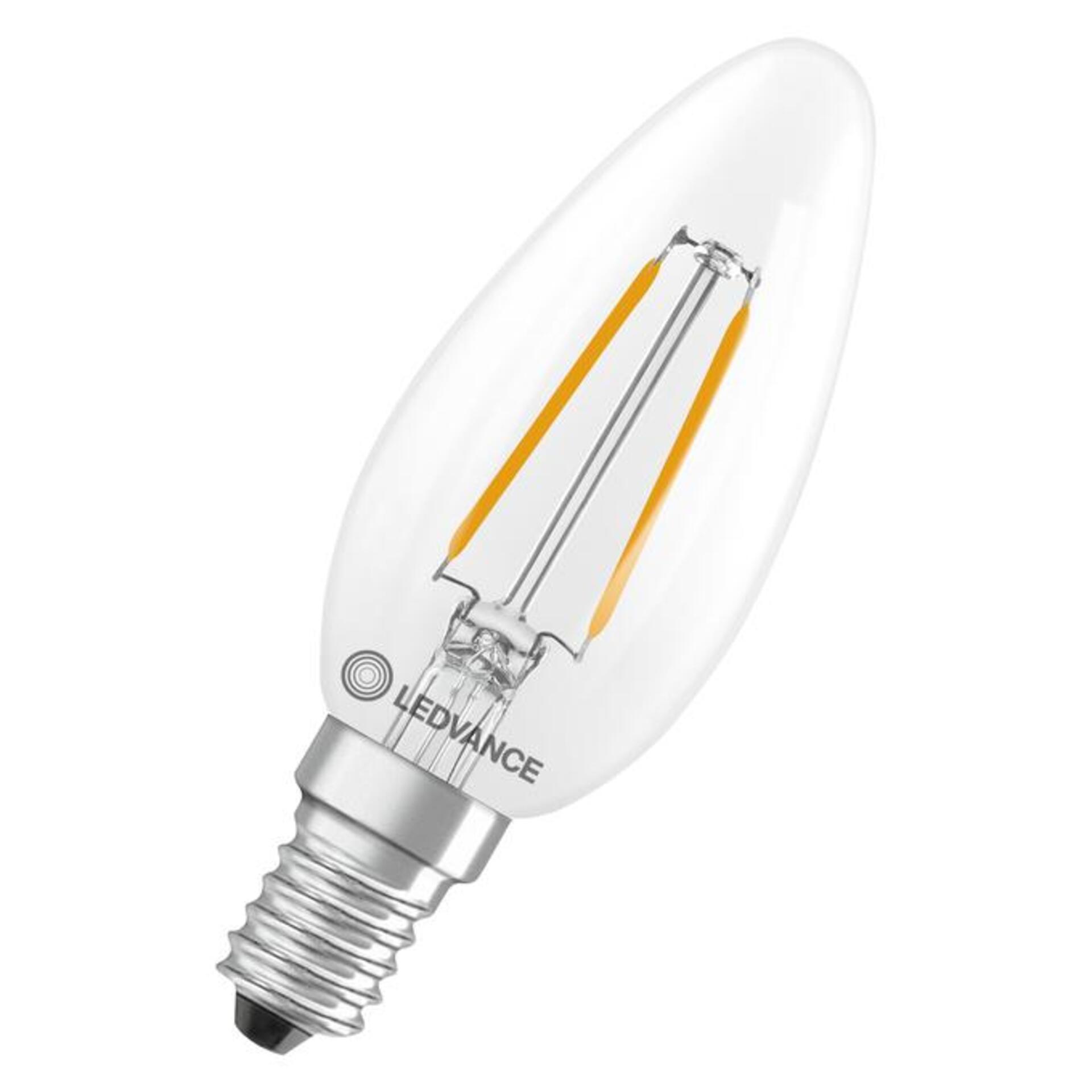 Levně LEDVANCE LED Classic B 25 Filament P 1.8W 827 čirá E14 4099854466298
