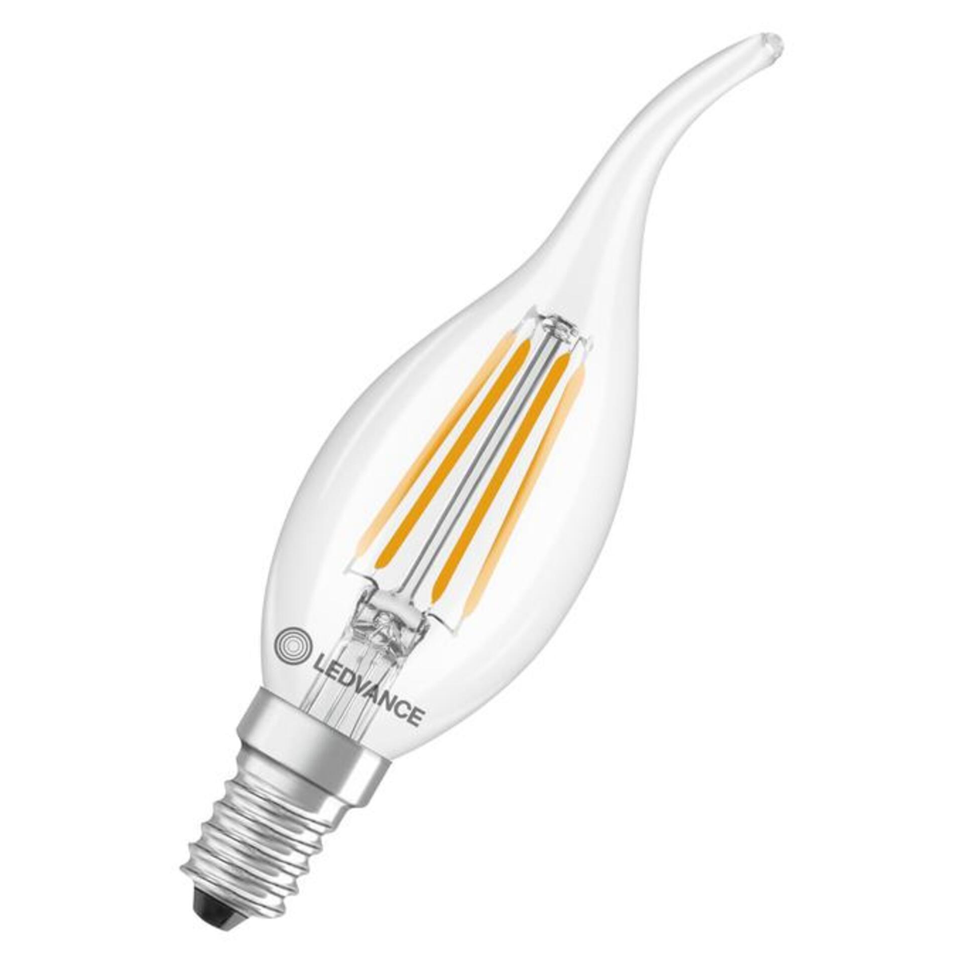 Levně LEDVANCE LED Classic BA 40 Filament P 3.4W 827 Clear E14 4099854466793