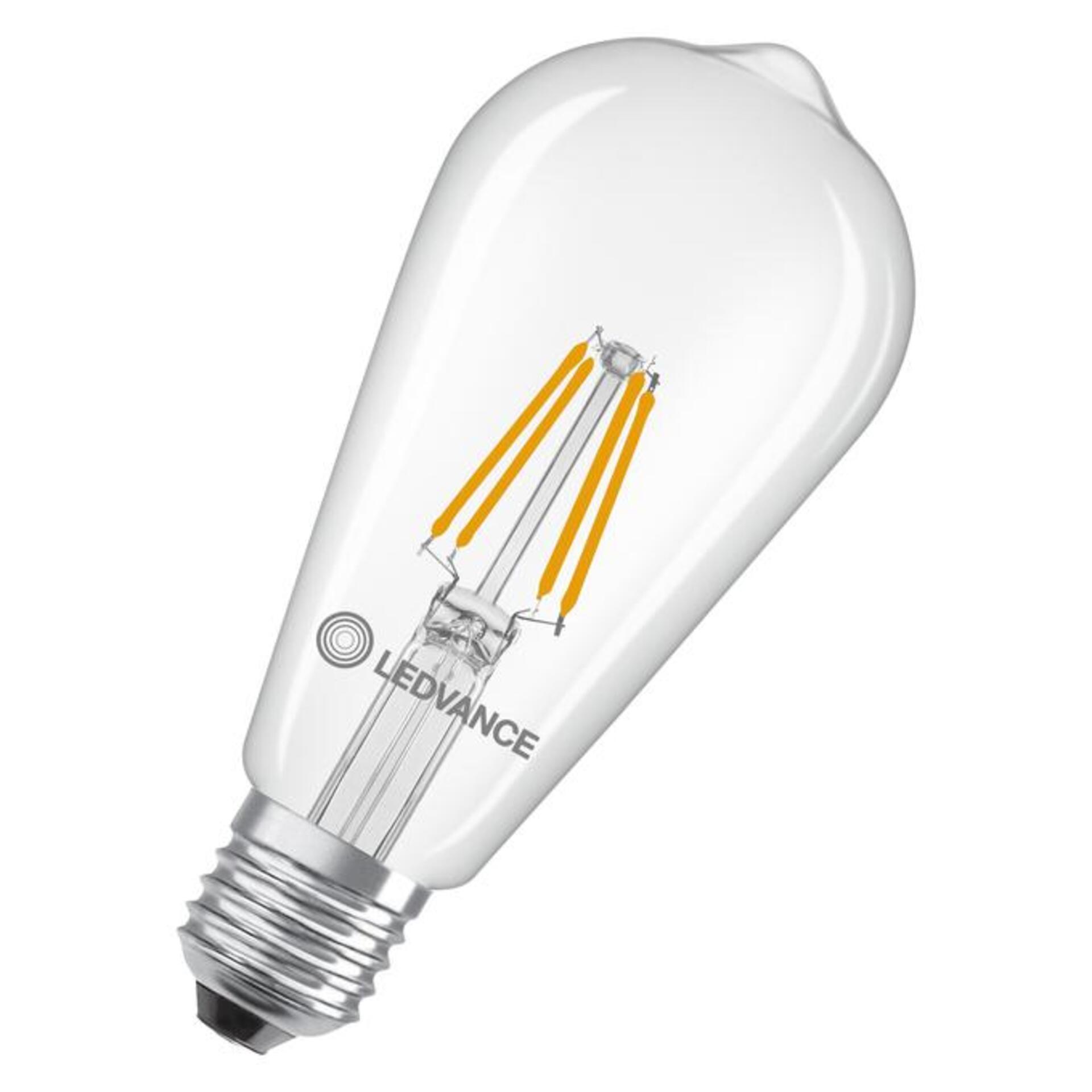 Levně LEDVANCE LED Classic Edison 40 Filament P 3.4W 827 čirá E27 4099854467417