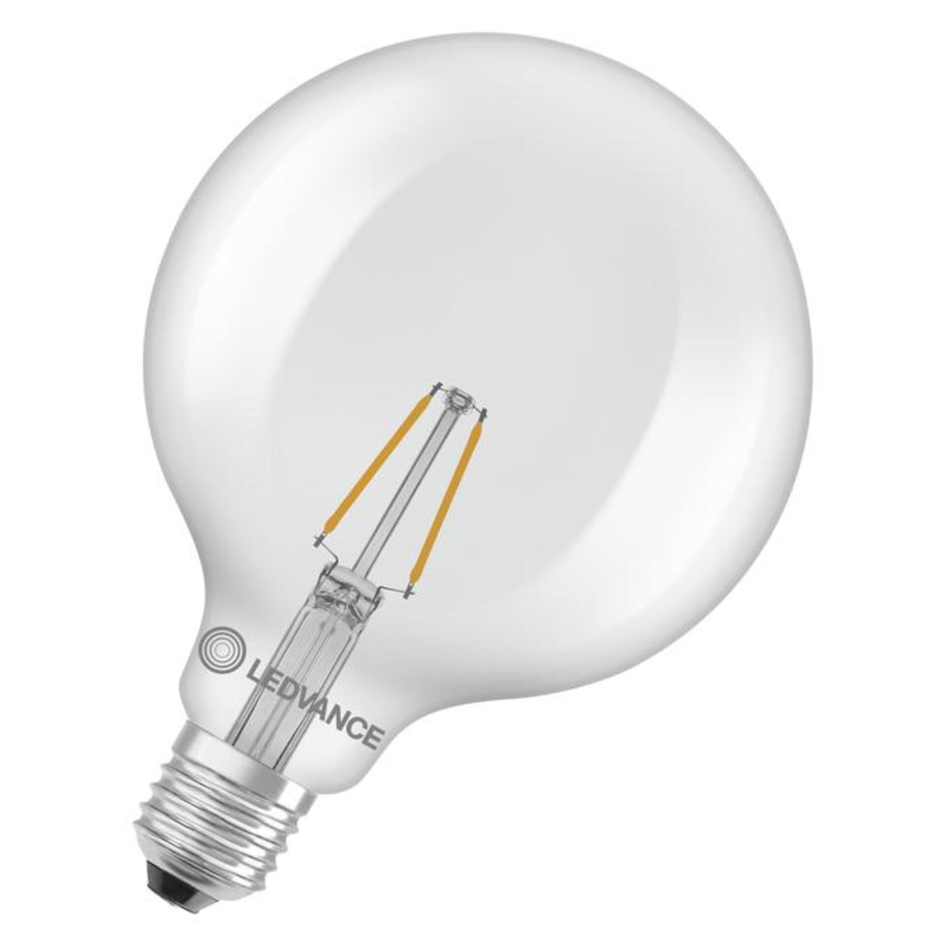 Levně LEDVANCE LED Classic Globe 125 25 Filament P 1.8W 827 Clear E27 4099854467622