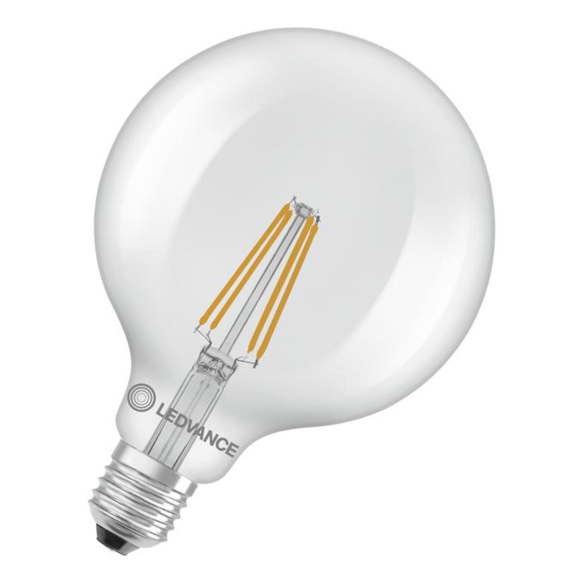 Levně LEDVANCE LED Classic Globe 125 60 Filament P 5.9W 827 Clear E27 4099854467752