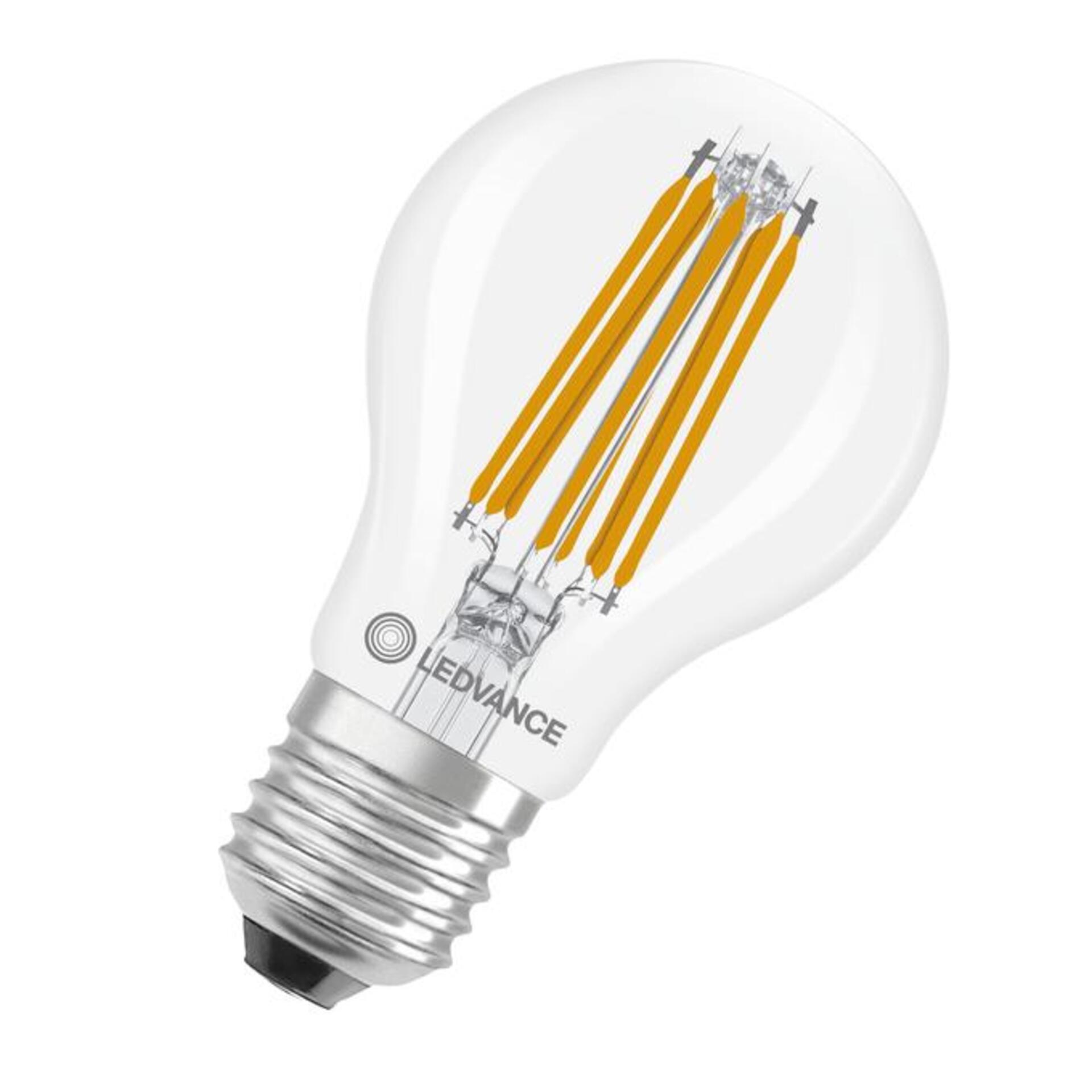 Levně LEDVANCE LED Classic A 100 Filament DIM třída A S 7.2W 827 čirá E27 4099854476723
